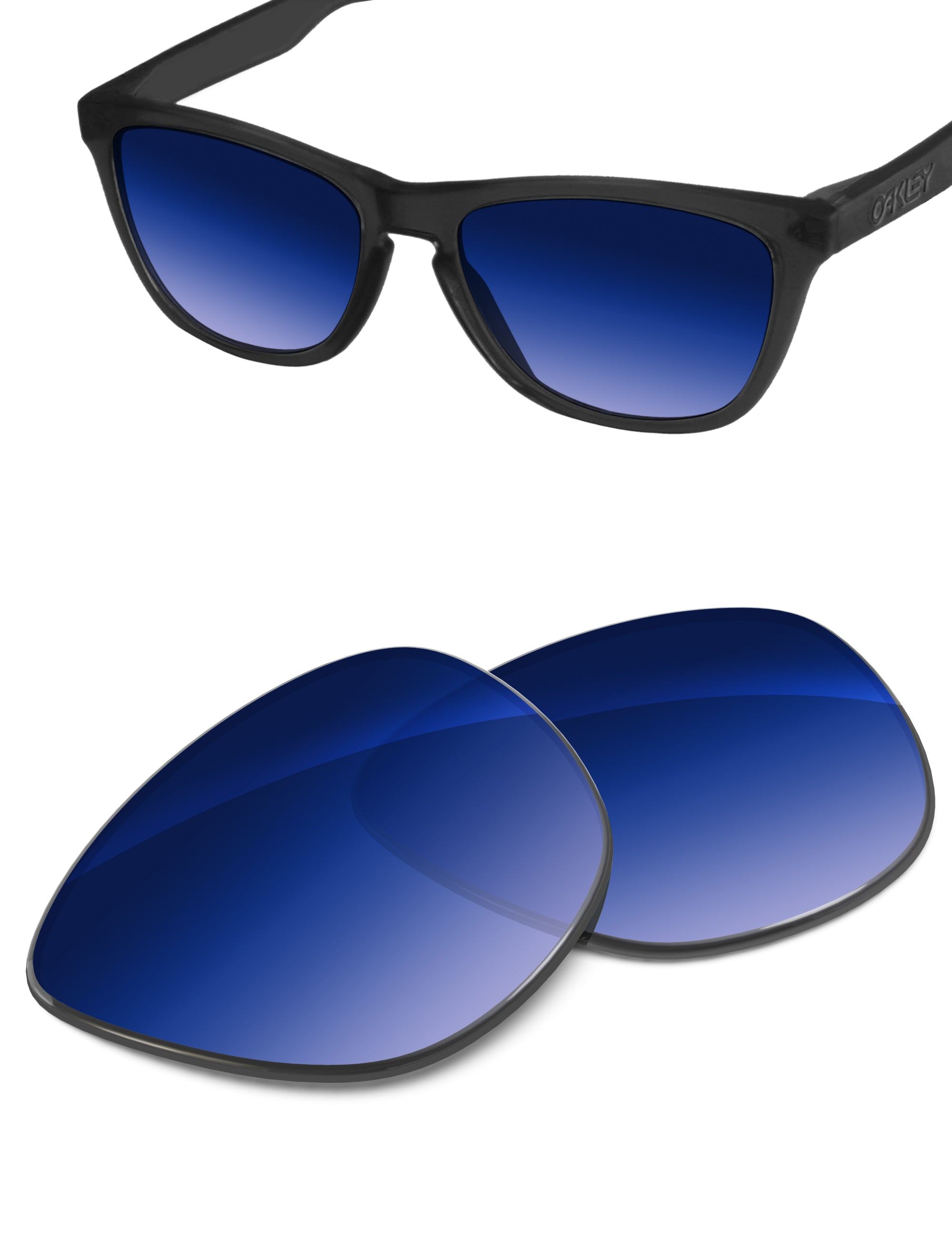 Aqua Blue Gradient-Non-Polarized