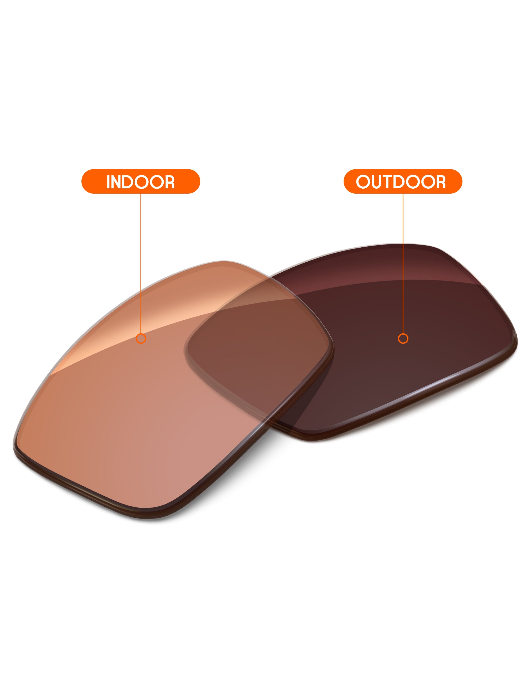 Orange Tint Photochromic-Non-Polarized