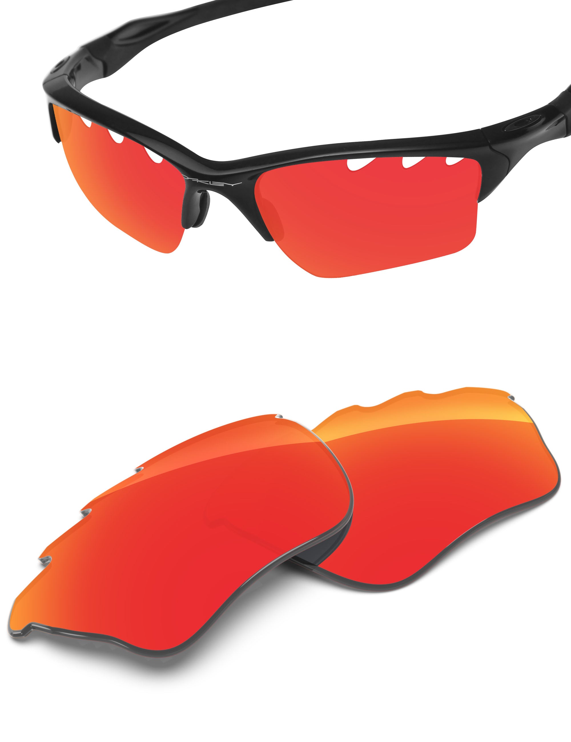 Fire Red FlashMirror™-Non-Polarized
