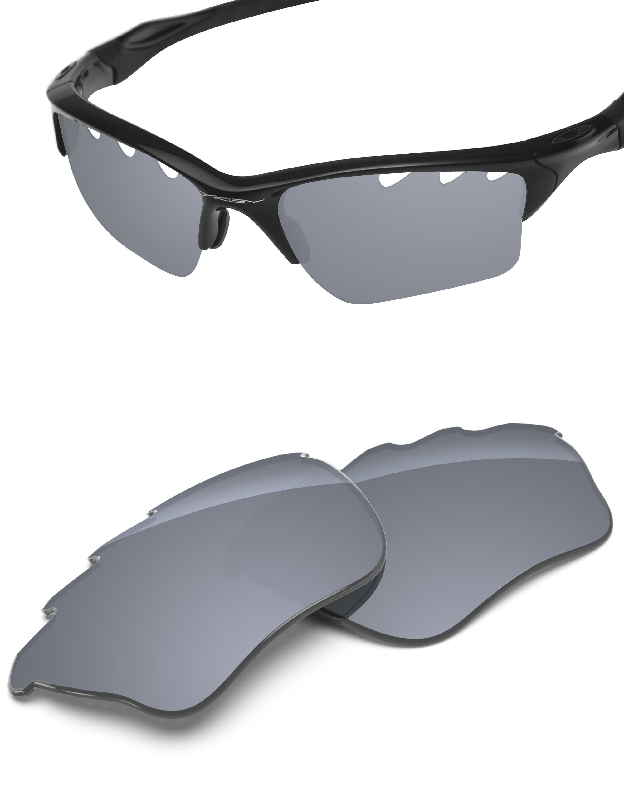 Silver Metallic FlashMirror™-Non-Polarized