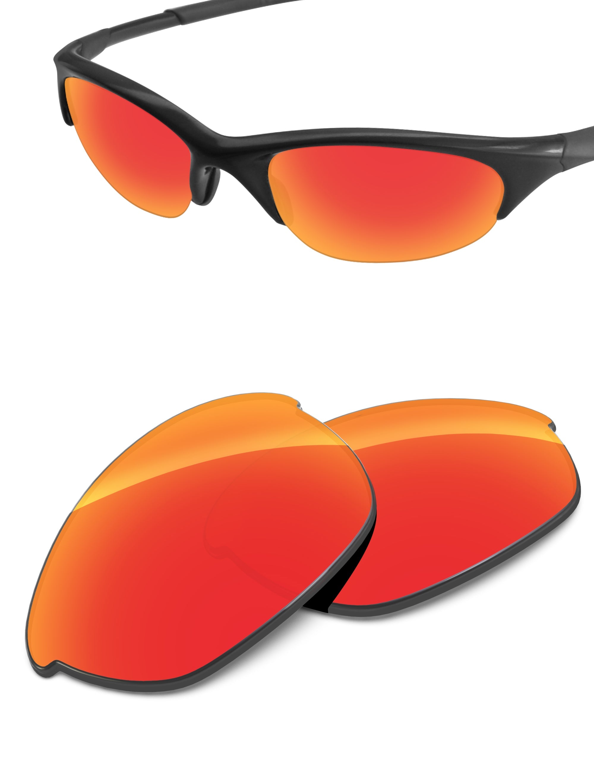 Fire Red FlashMirror™-Non-Polarized
