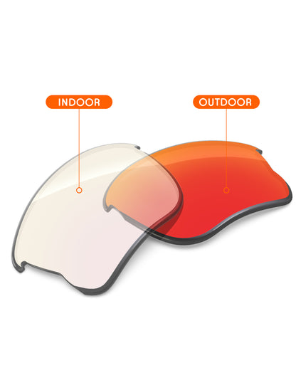 Fire Red FlashMirror™ Photochromic-Non-Polarized