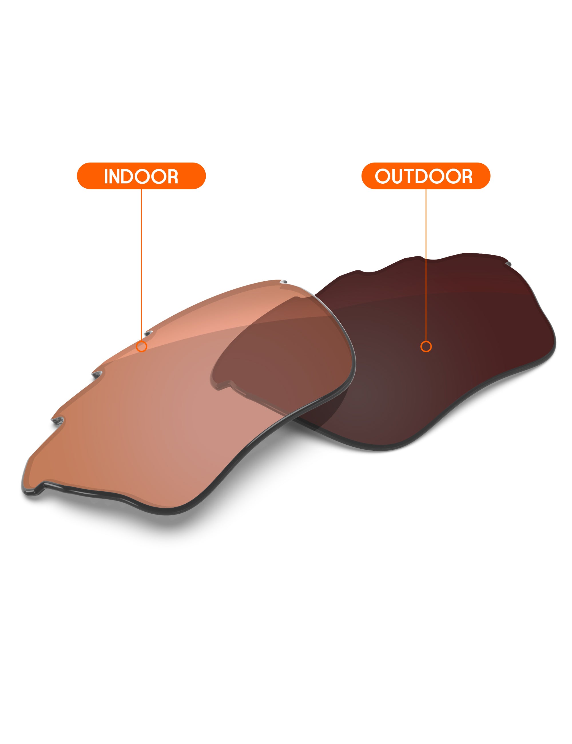 Orange Tint Photochromic-Non-Polarized