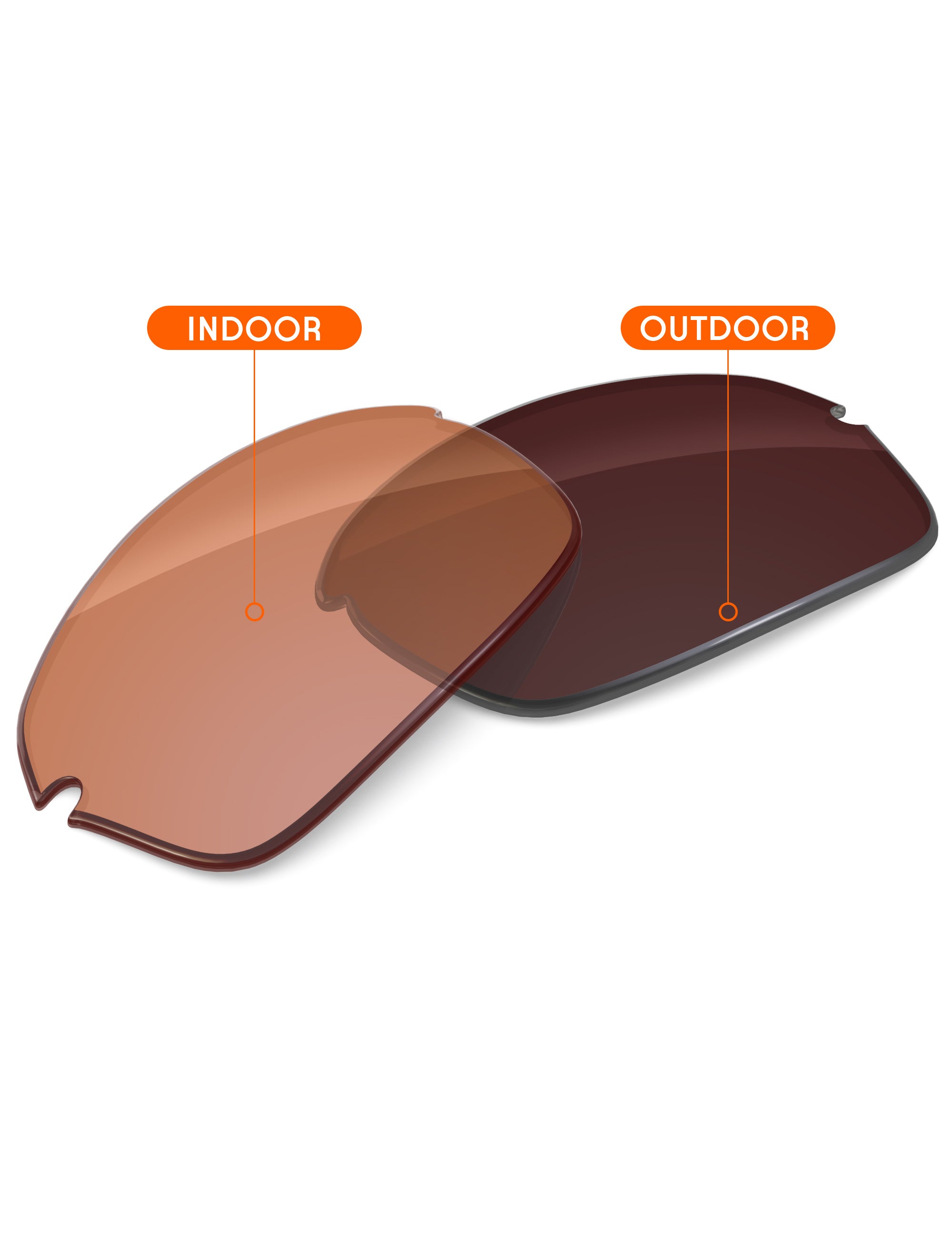 Orange Tint Photochromic-Non-Polarized