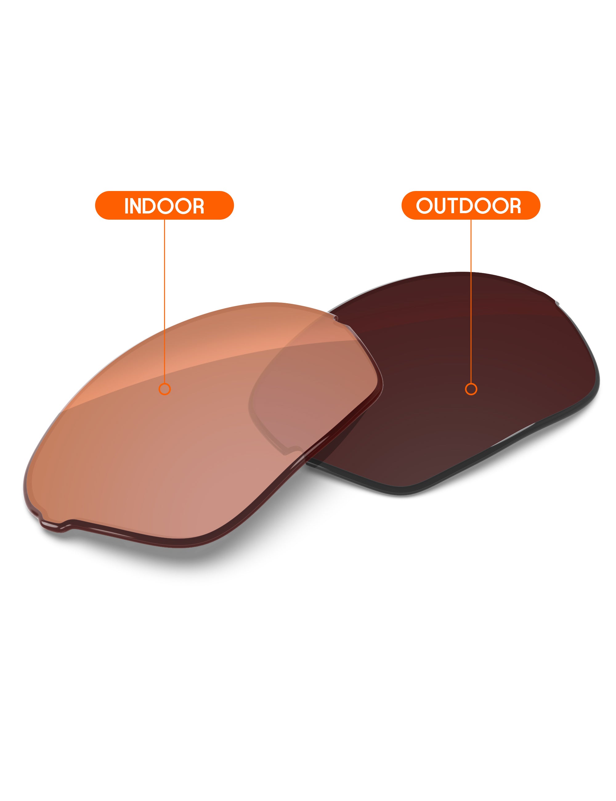 Orange Tint Photochromic-Non-Polarized
