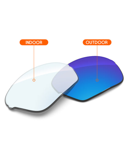 Sky Blue FlashMirror™ Photochromic-Non-Polarized
