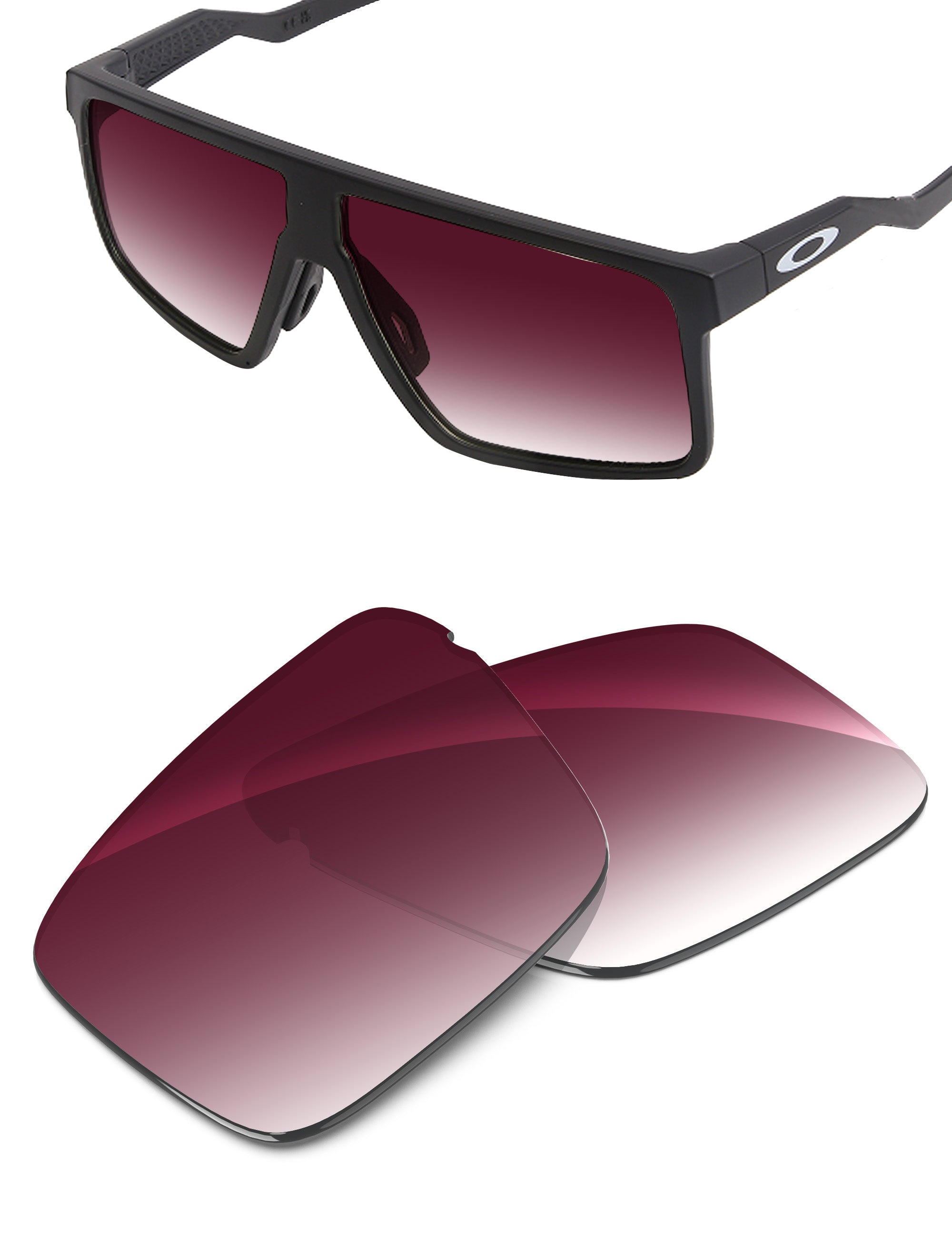 Wine Red Gradient-Non-Polarized