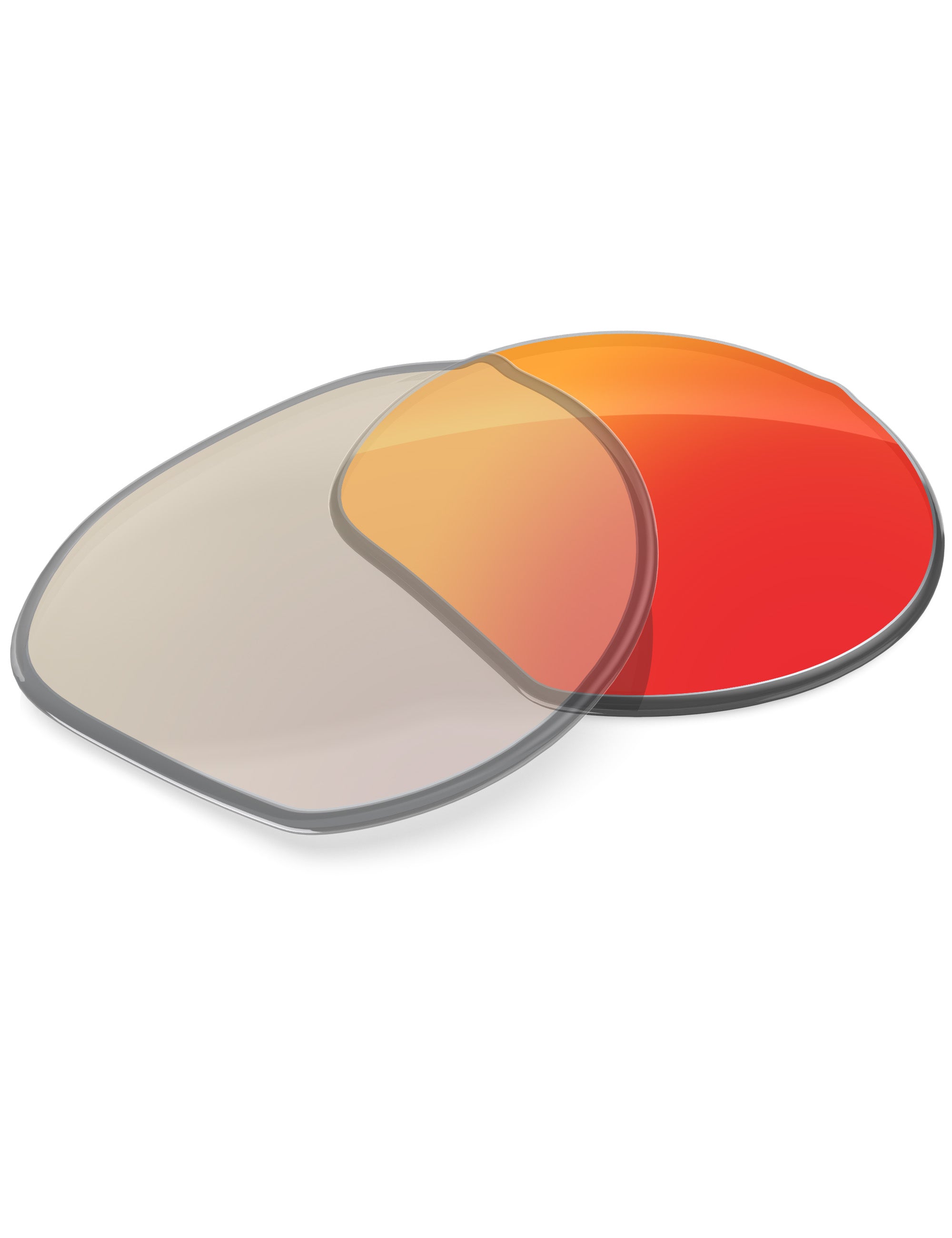 Fire Red FlashMirror™ Photochromic-Non-Polarized