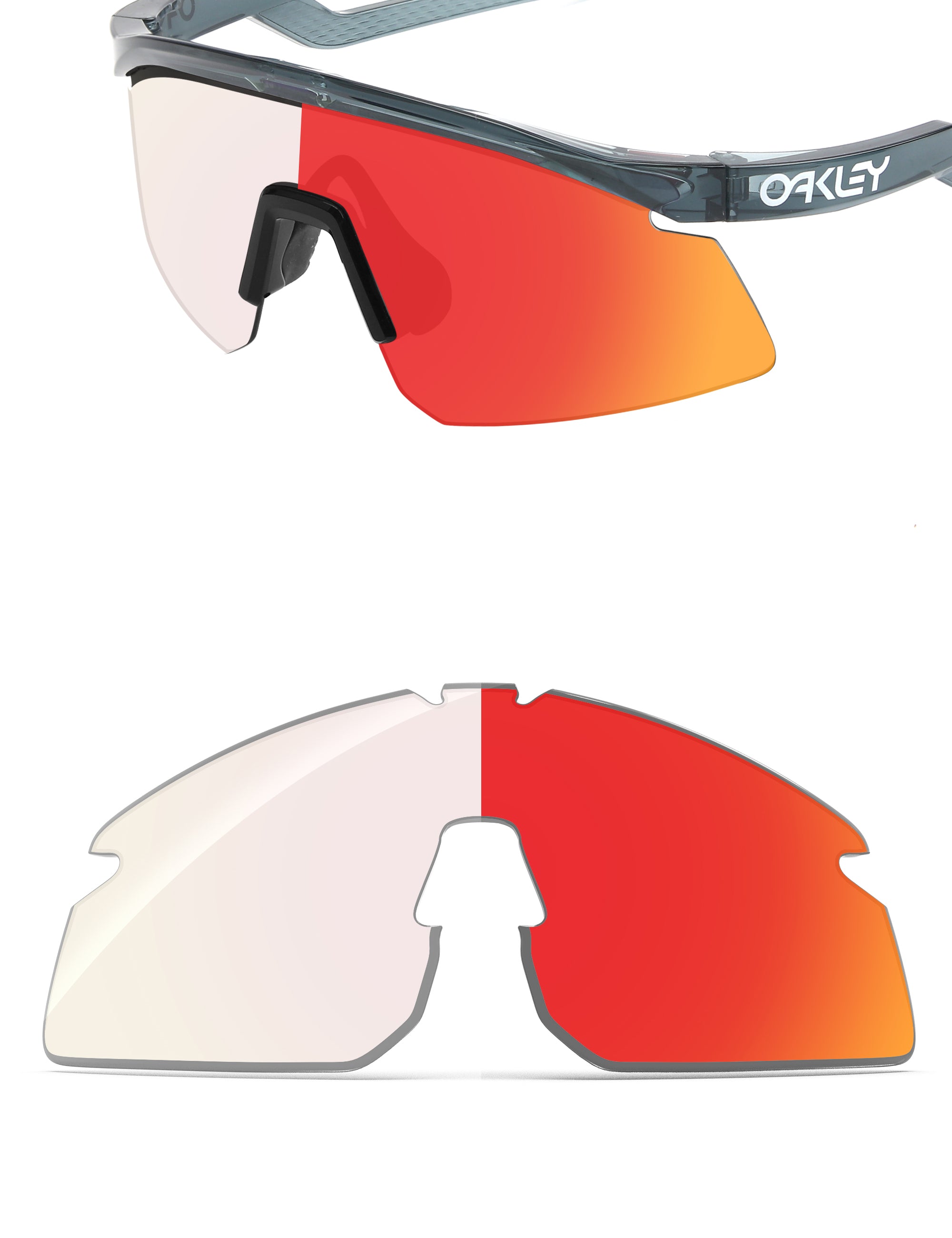 Fire Red FlashMirror™ Photochromic-Non-Polarized