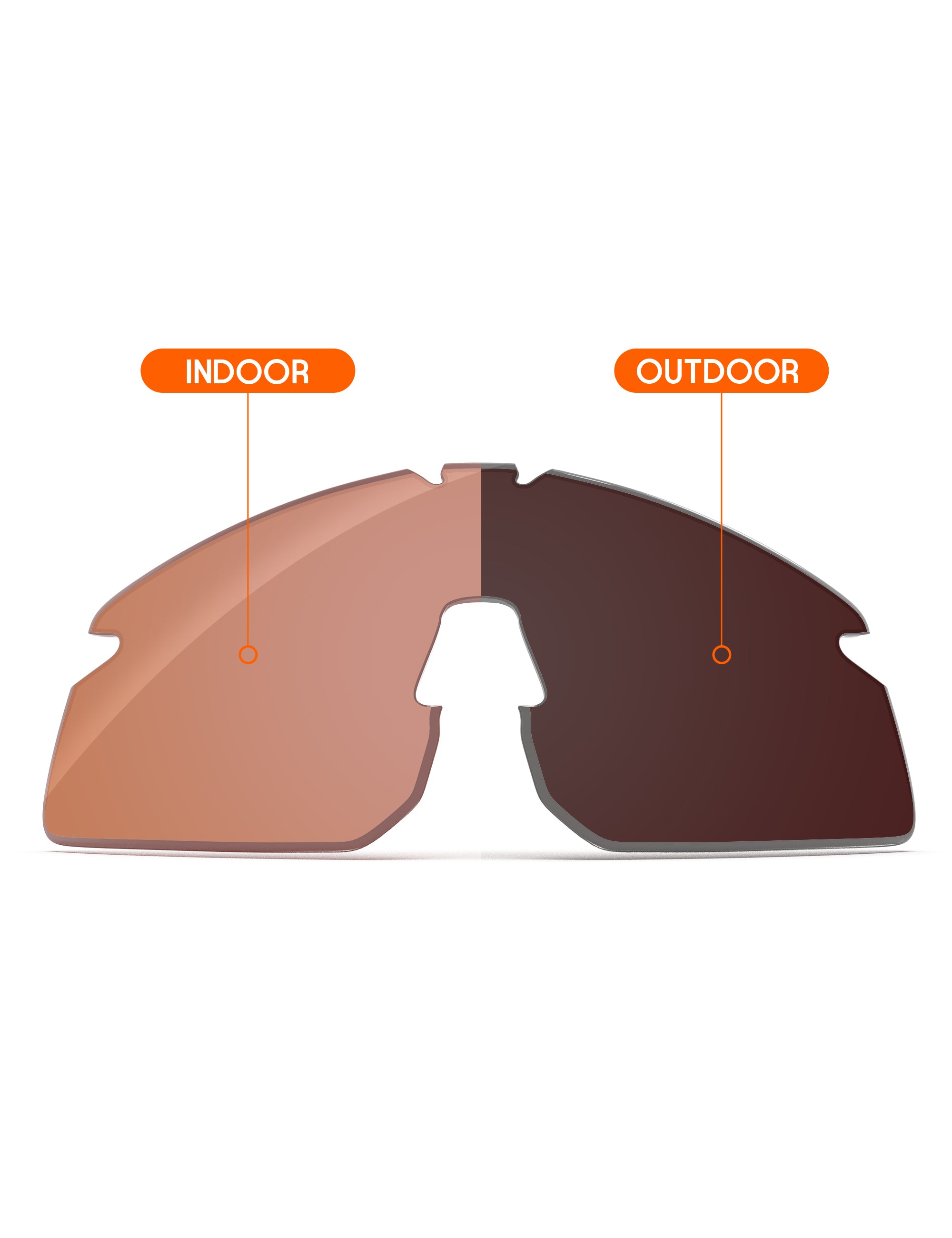 Orange Tint Photochromic-Non-Polarized