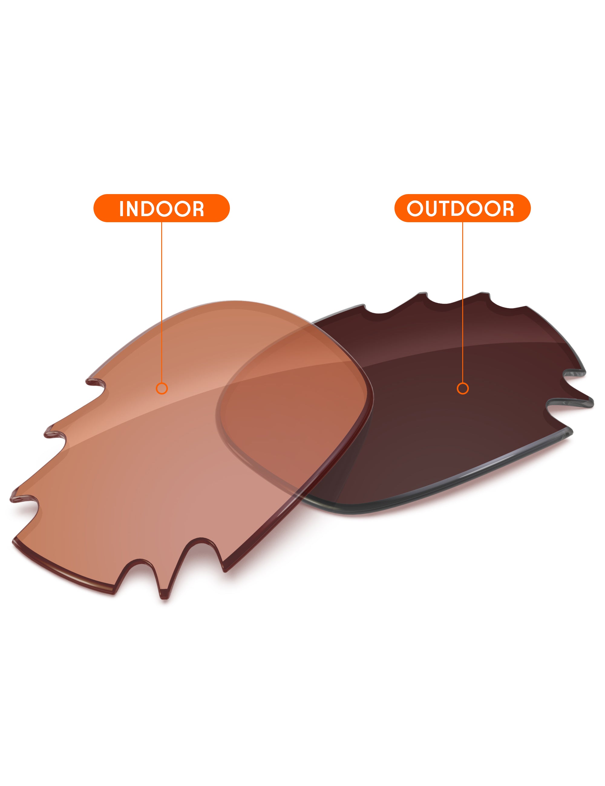 Orange Tint Photochromic-Non-Polarized