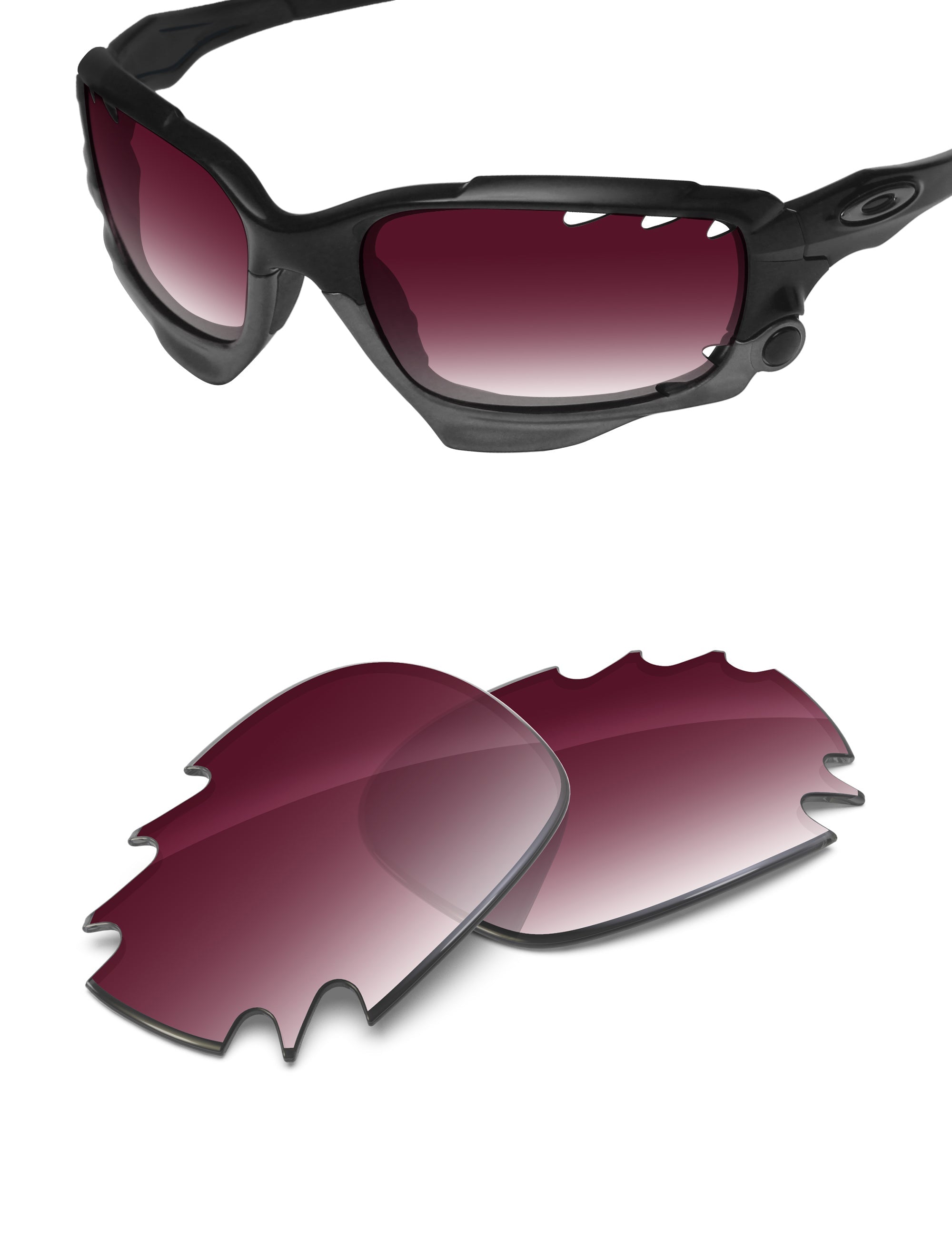 Wine Red Gradient-Non-Polarized