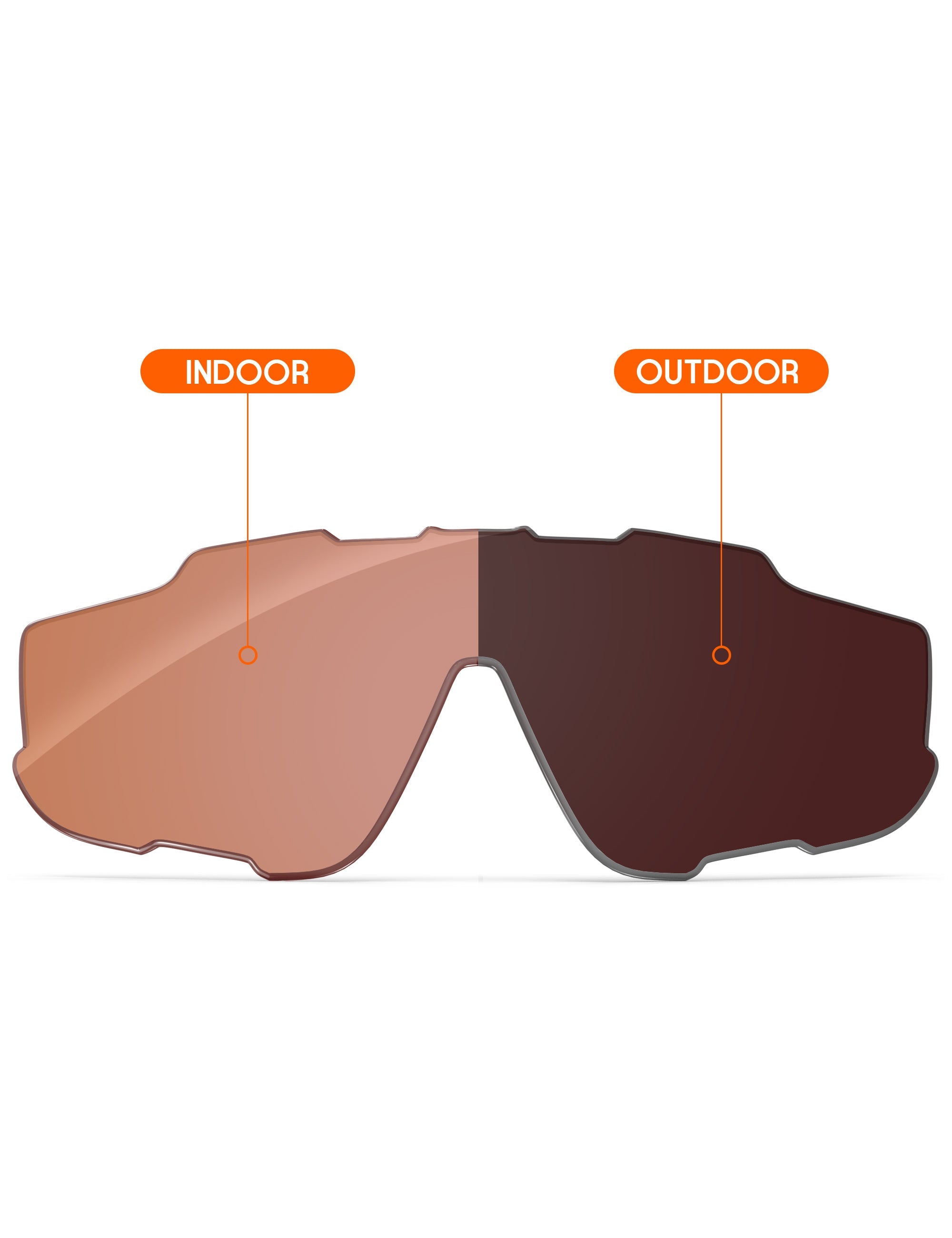 Orange Tint Photochromic-Non-Polarized