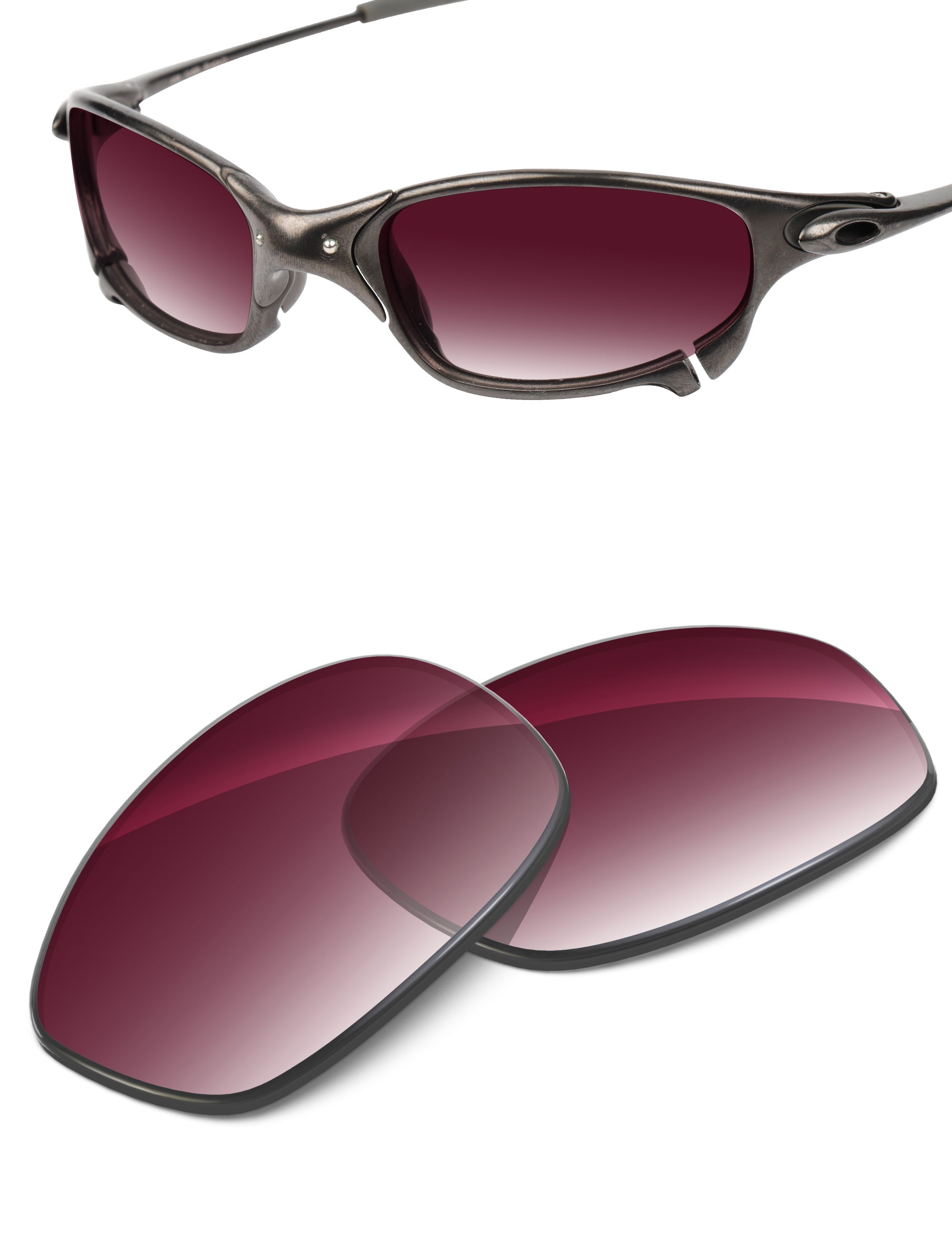 Wine Red Gradient-Non-Polarized