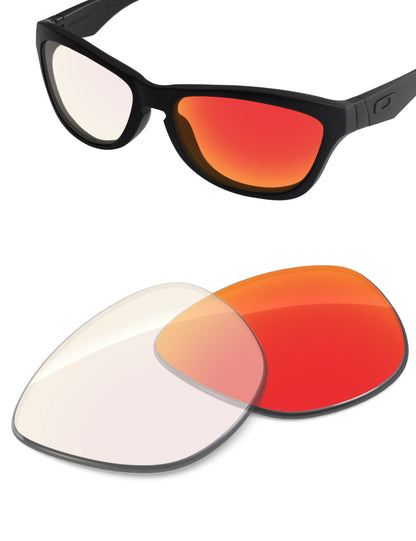 Fire Red FlashMirror™ Photochromic-Non-Polarized
