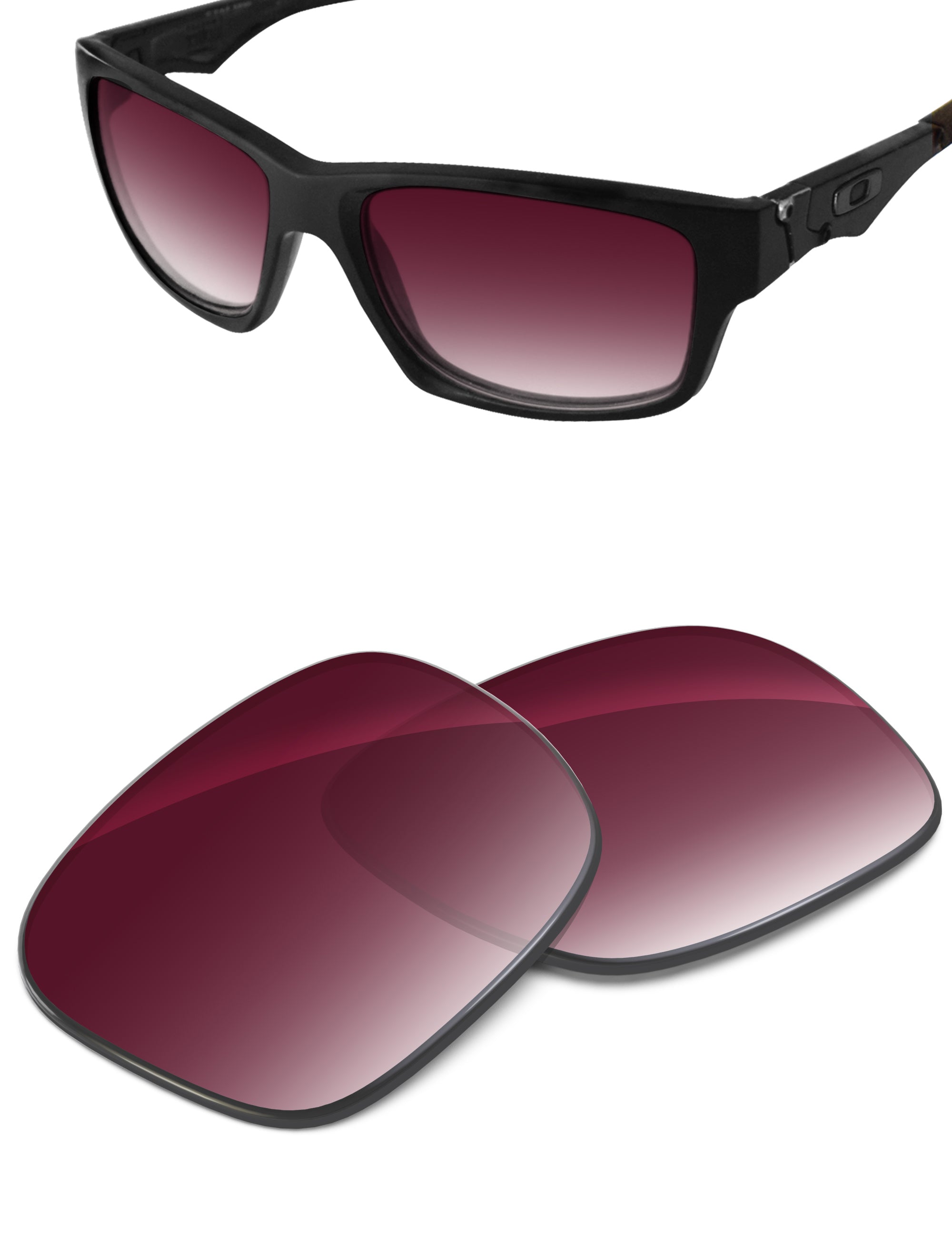Wine Red Gradient-Non-Polarized