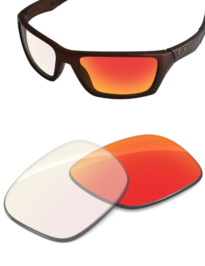 Fire Red FlashMirror™ Photochromic-Non-Polarized