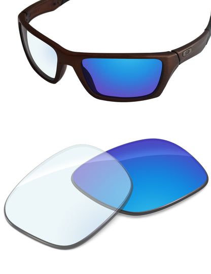 Sky Blue FlashMirror™ Photochromic-Non-Polarized