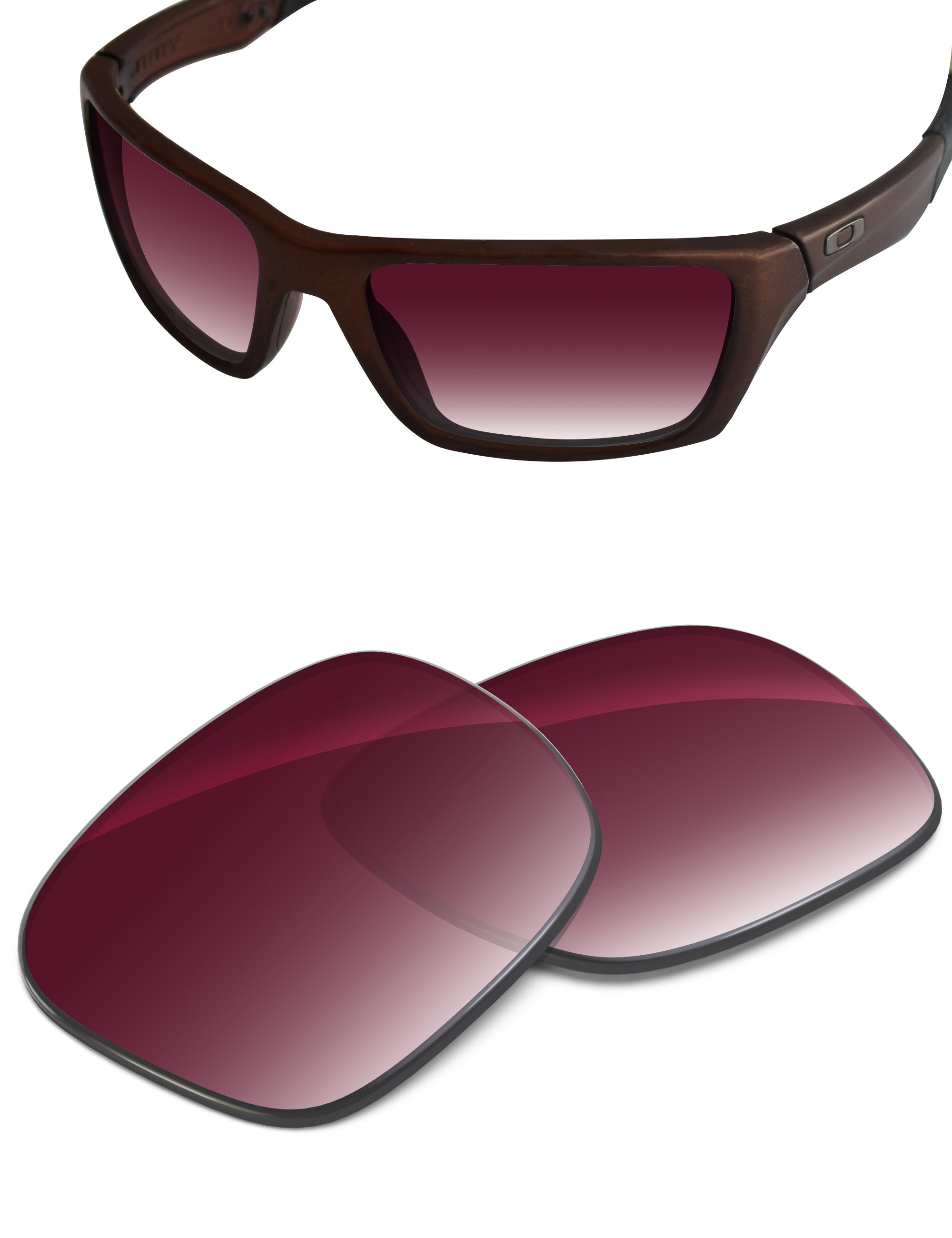 Wine Red Gradient-Non-Polarized