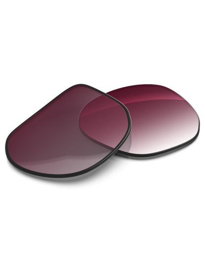 Wine Red Gradient-Non-Polarized