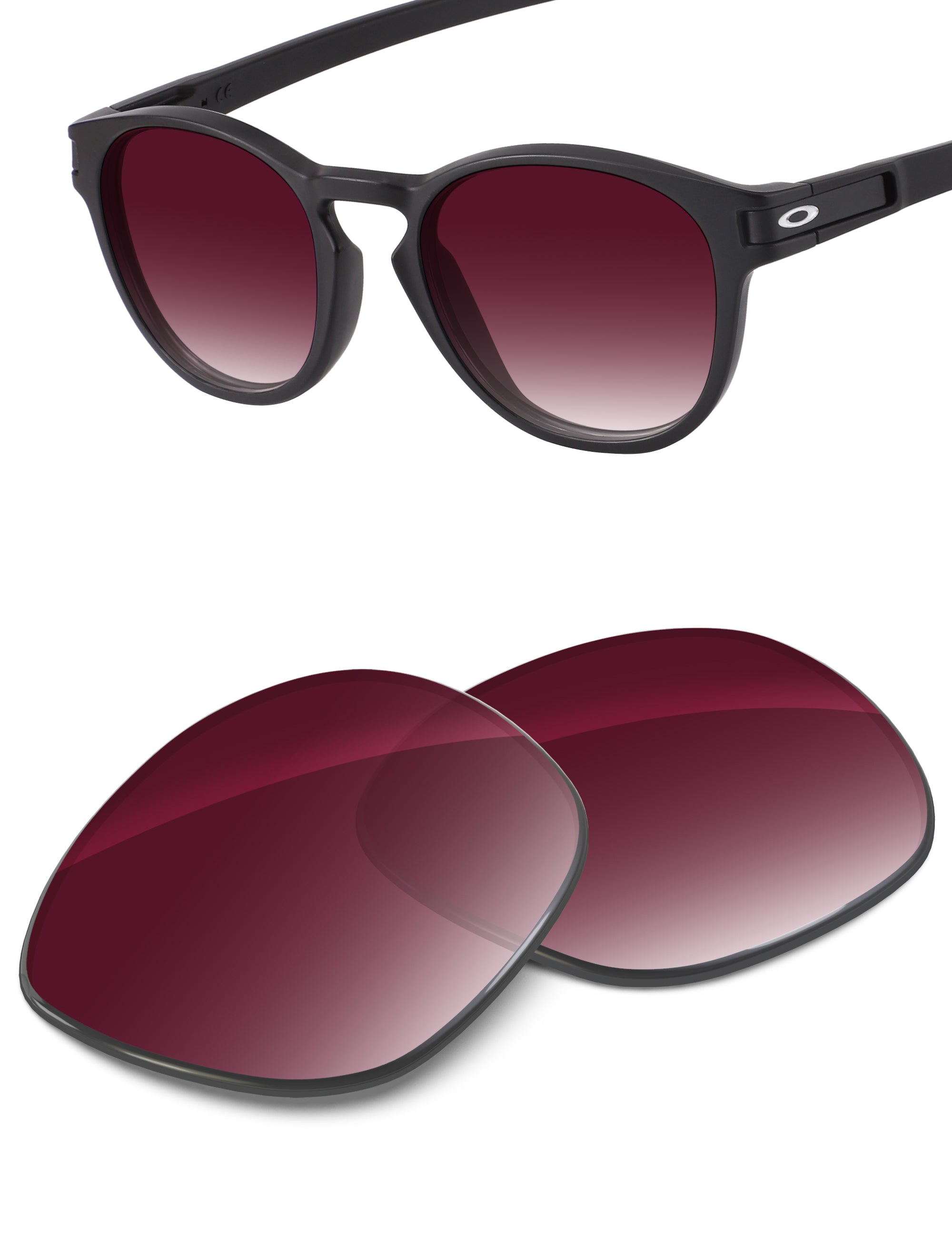 Wine Red Gradient-Non-Polarized