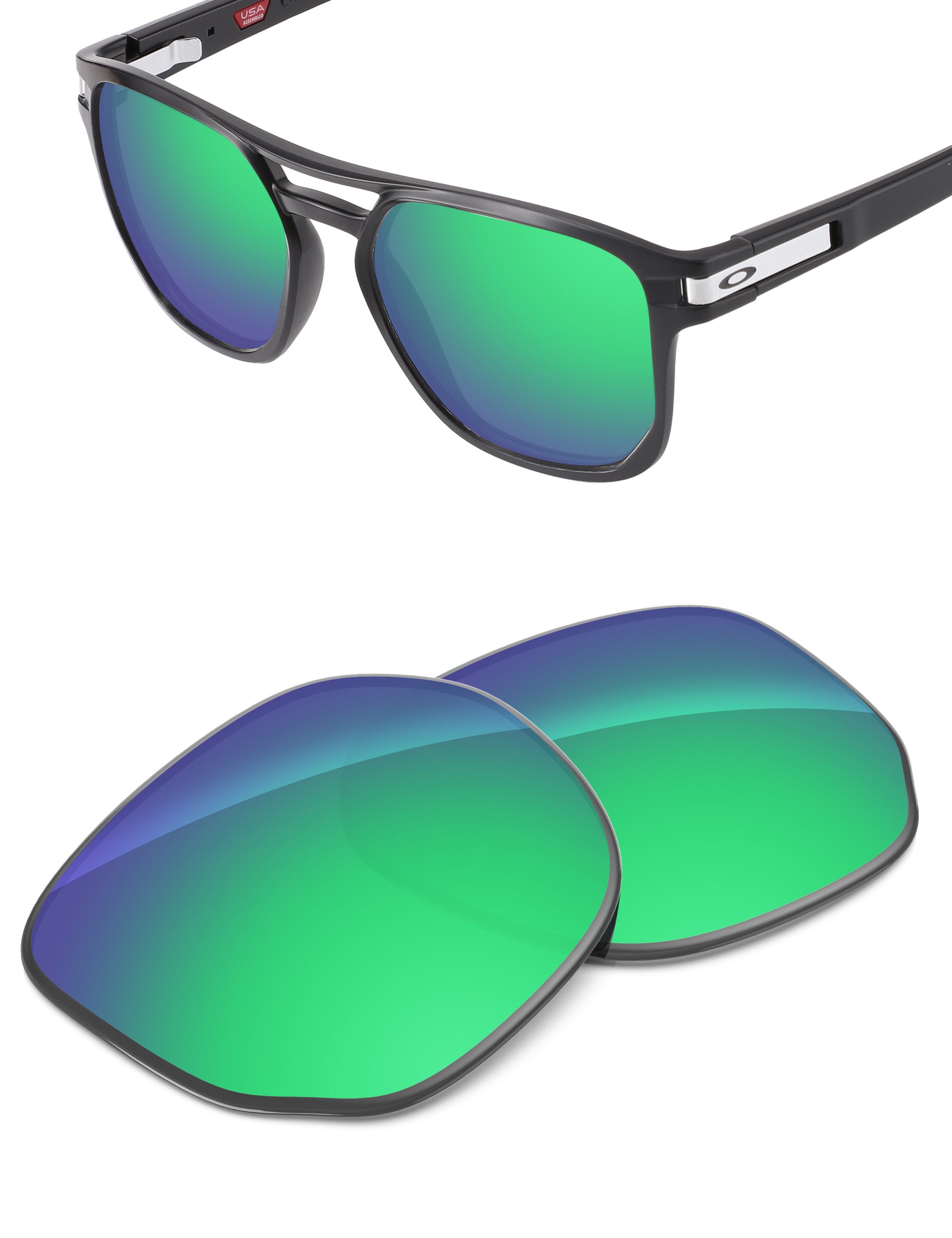Emerald Green FlashMirror™-Non-Polarized