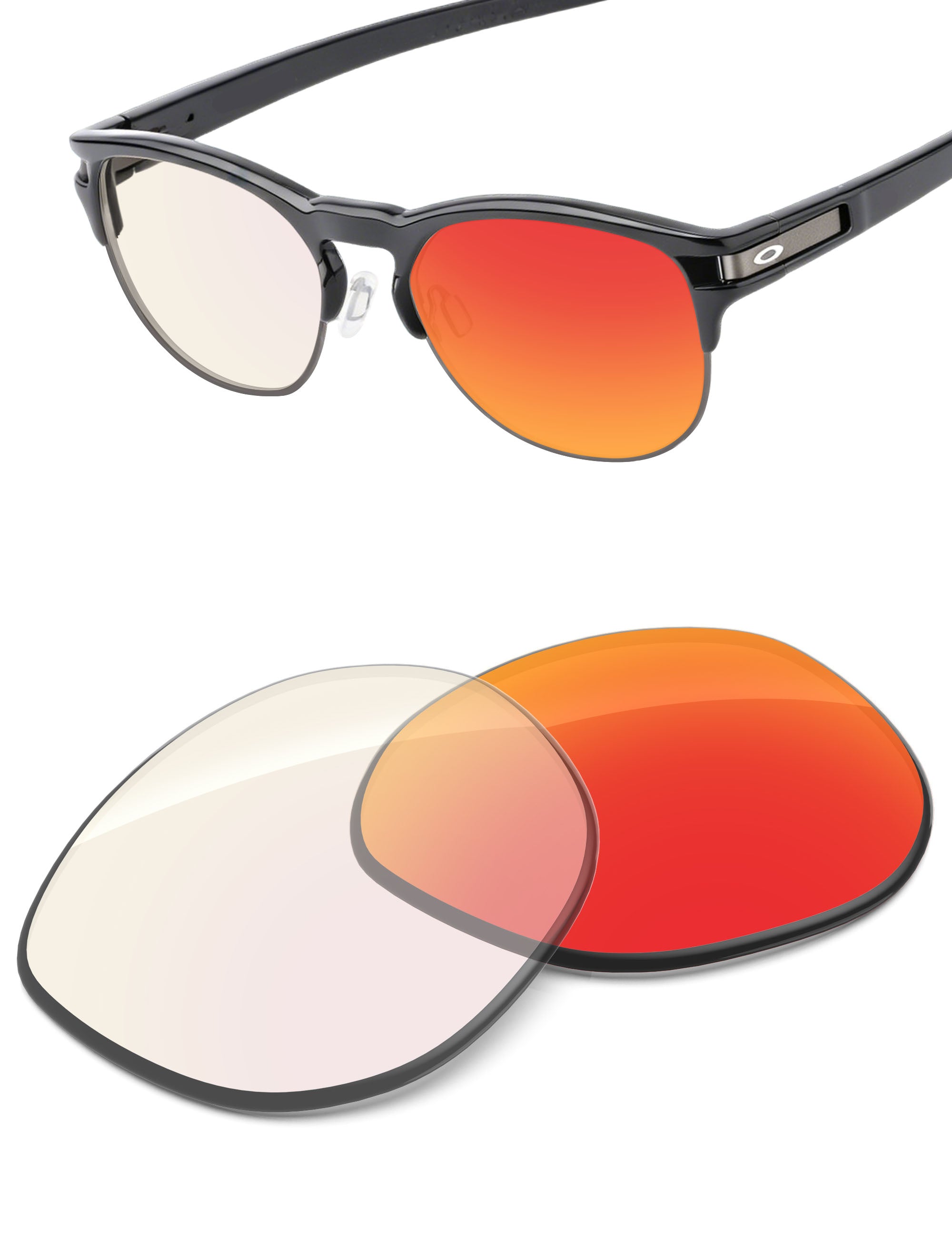 Fire Red FlashMirror™ Photochromic-Non-Polarized