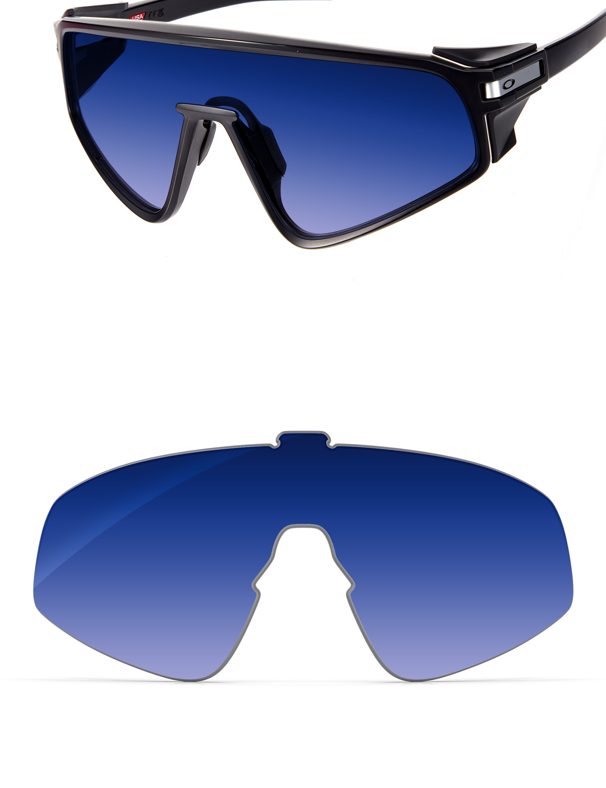 Aqua Blue Gradient-Non-Polarized