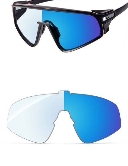 Sky Blue FlashMirror™ Photochromic-Non-Polarized