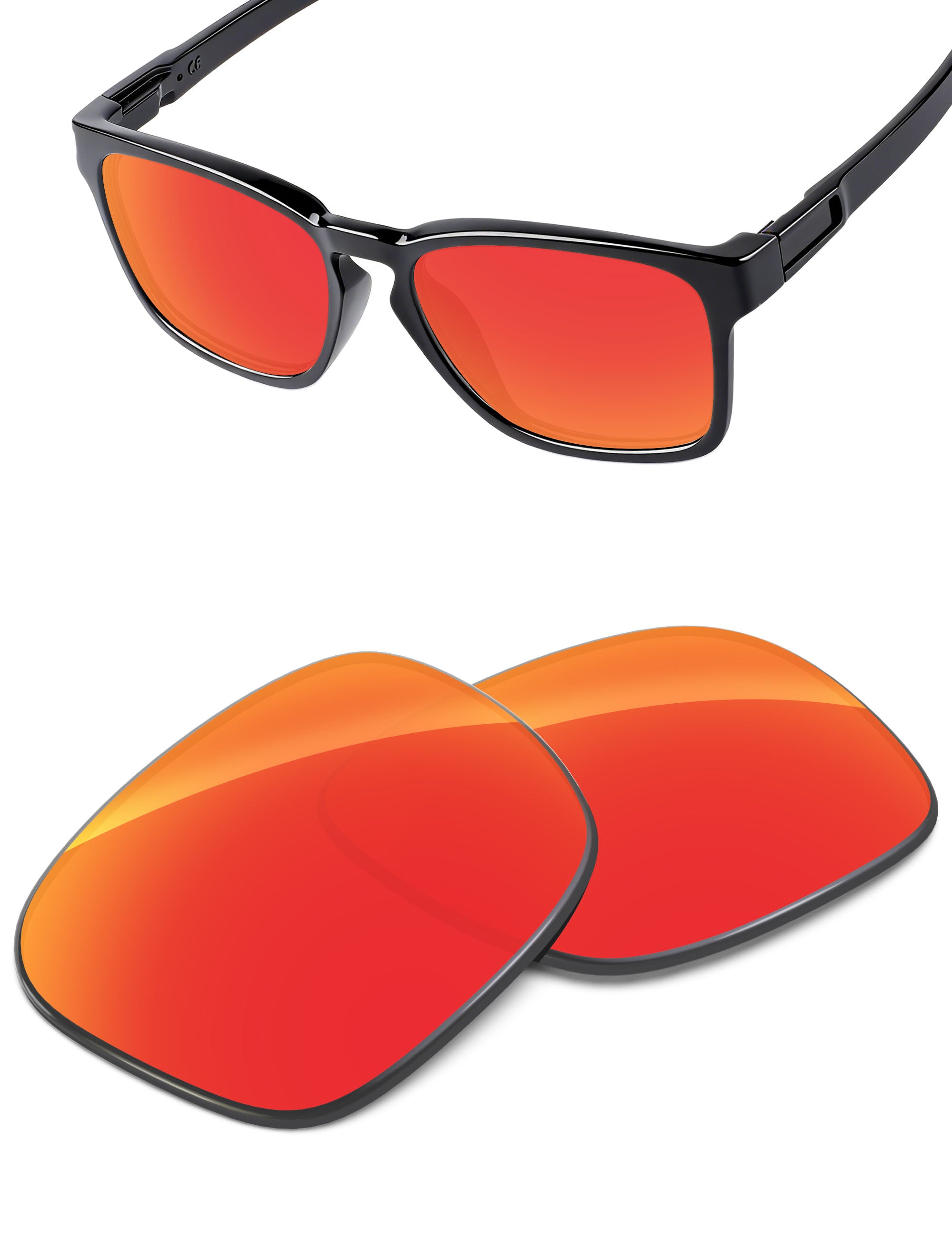 Fire Red FlashMirror™-Non-Polarized