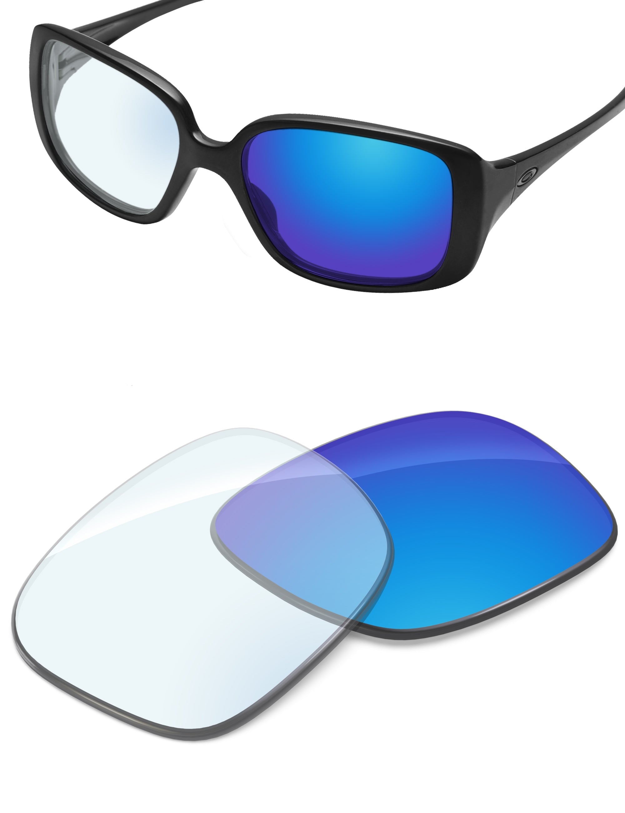 Sky Blue FlashMirror™-Non-Polarized