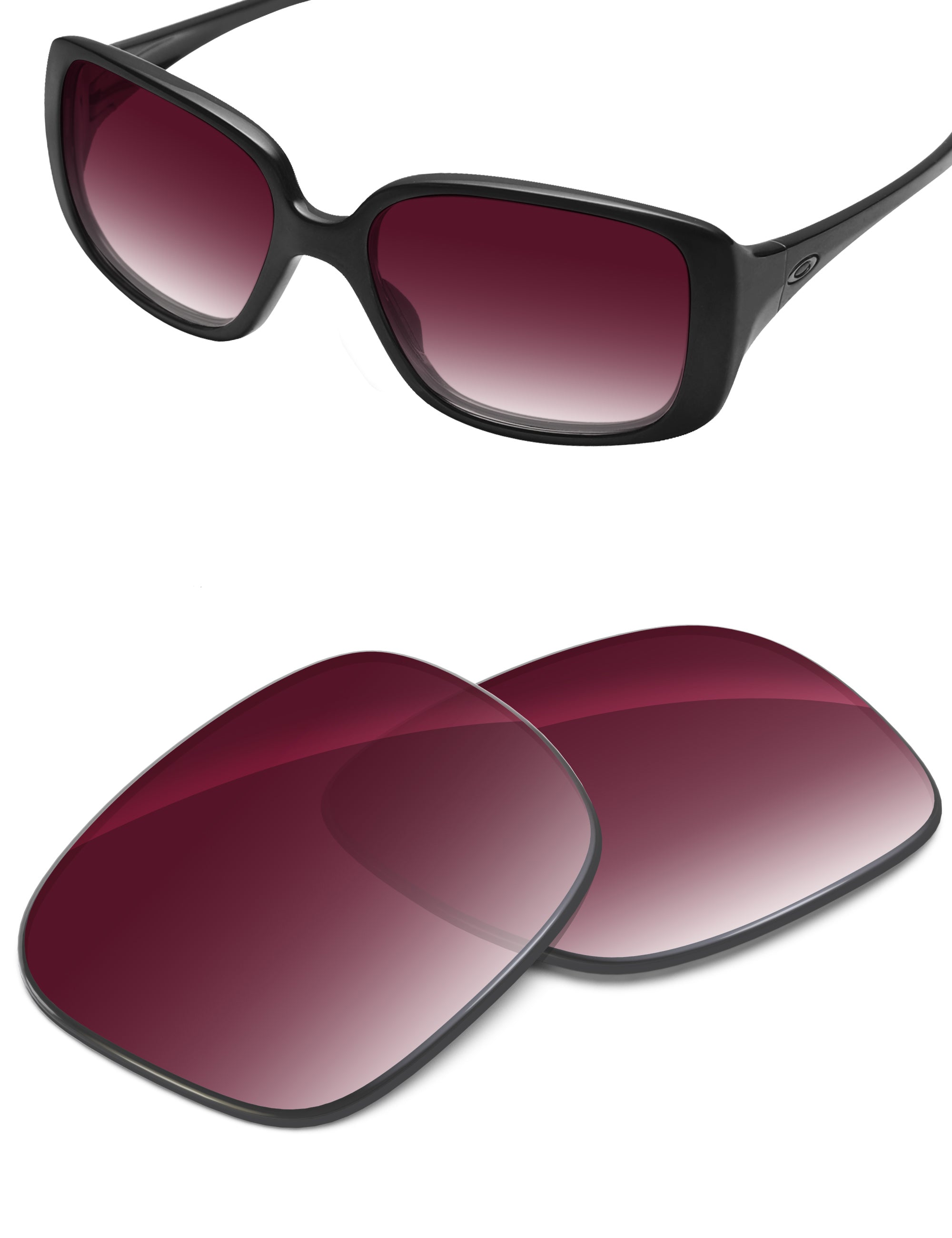 Wine Red Gradient-Non-Polarized