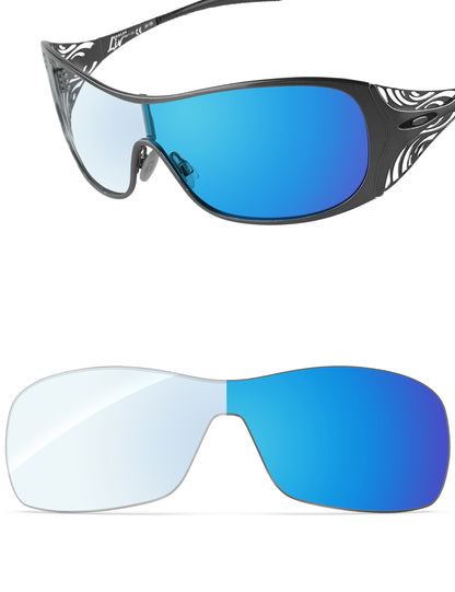 Sky Blue FlashMirror™ Photochromic-Non-Polarized