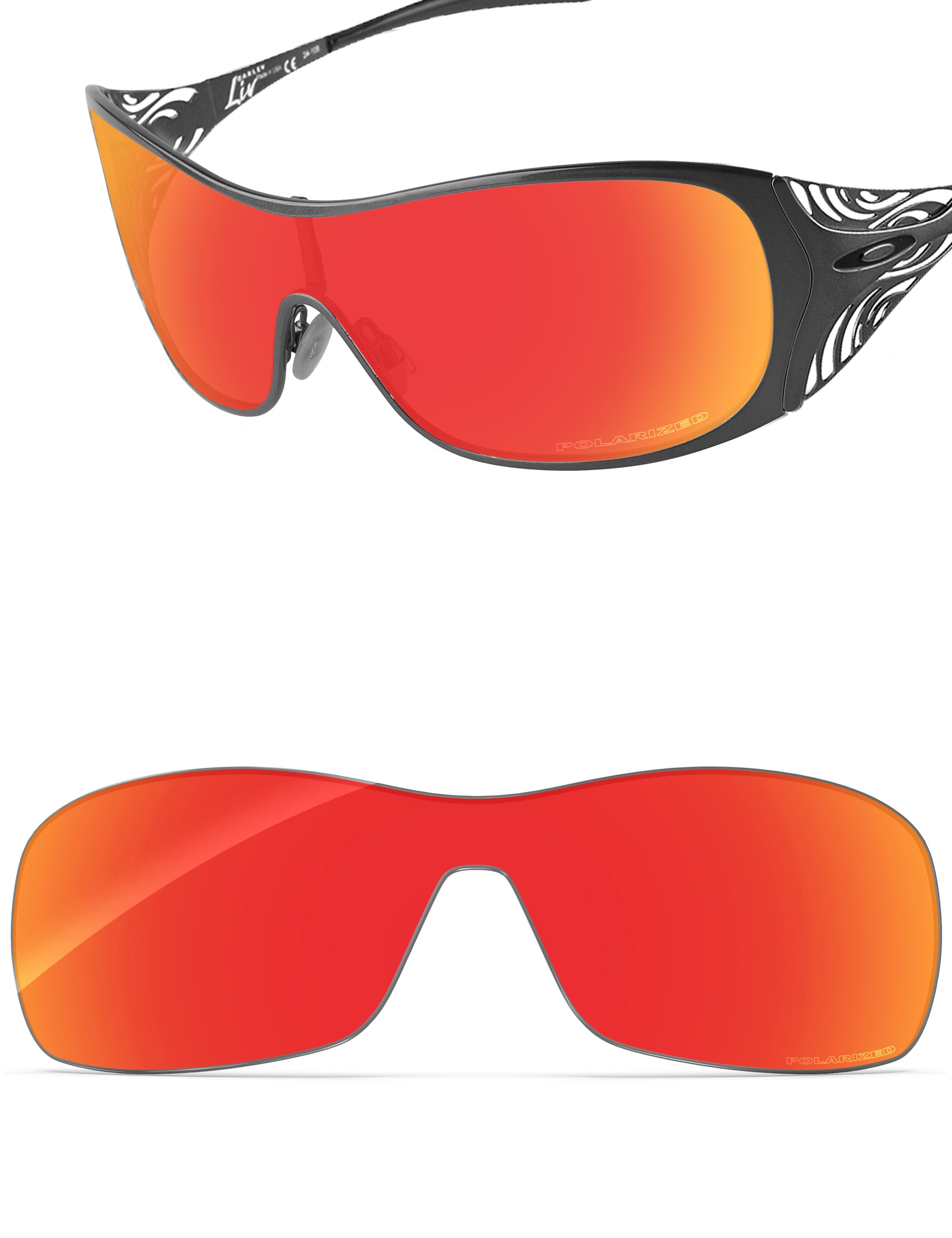 Fire Red FlashMirror™-Polarized