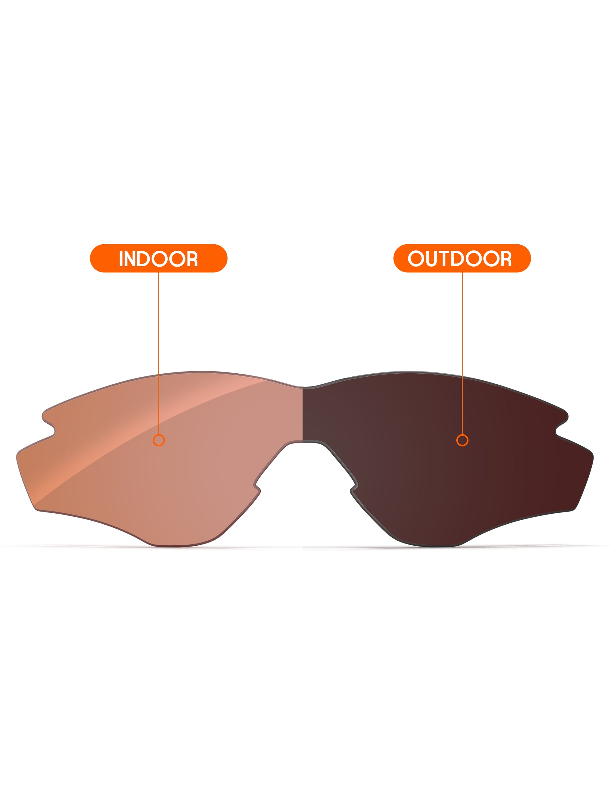 Orange Tint Photochromic-Non-Polarized