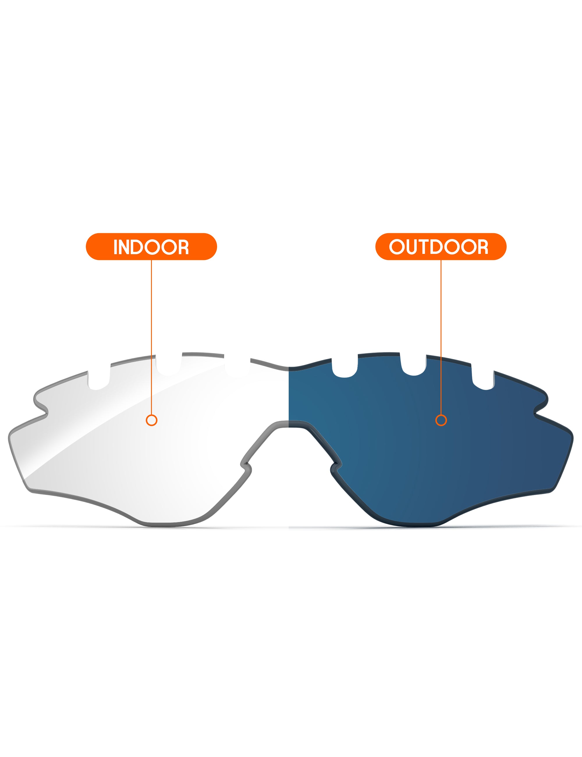 Adapt Blue Photochromic-Non-Polarized