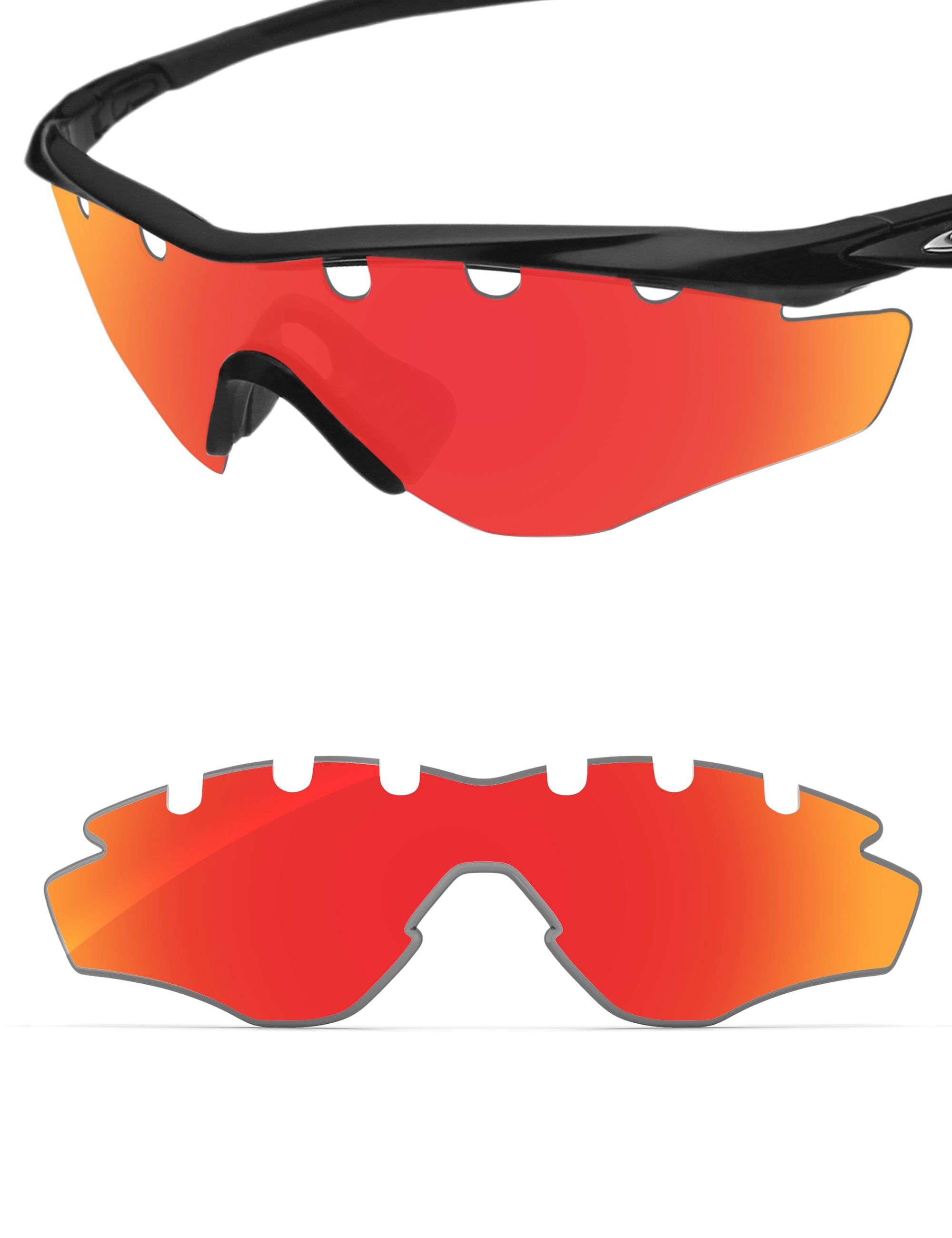 Fire Red FlashMirror™-Non-Polarized