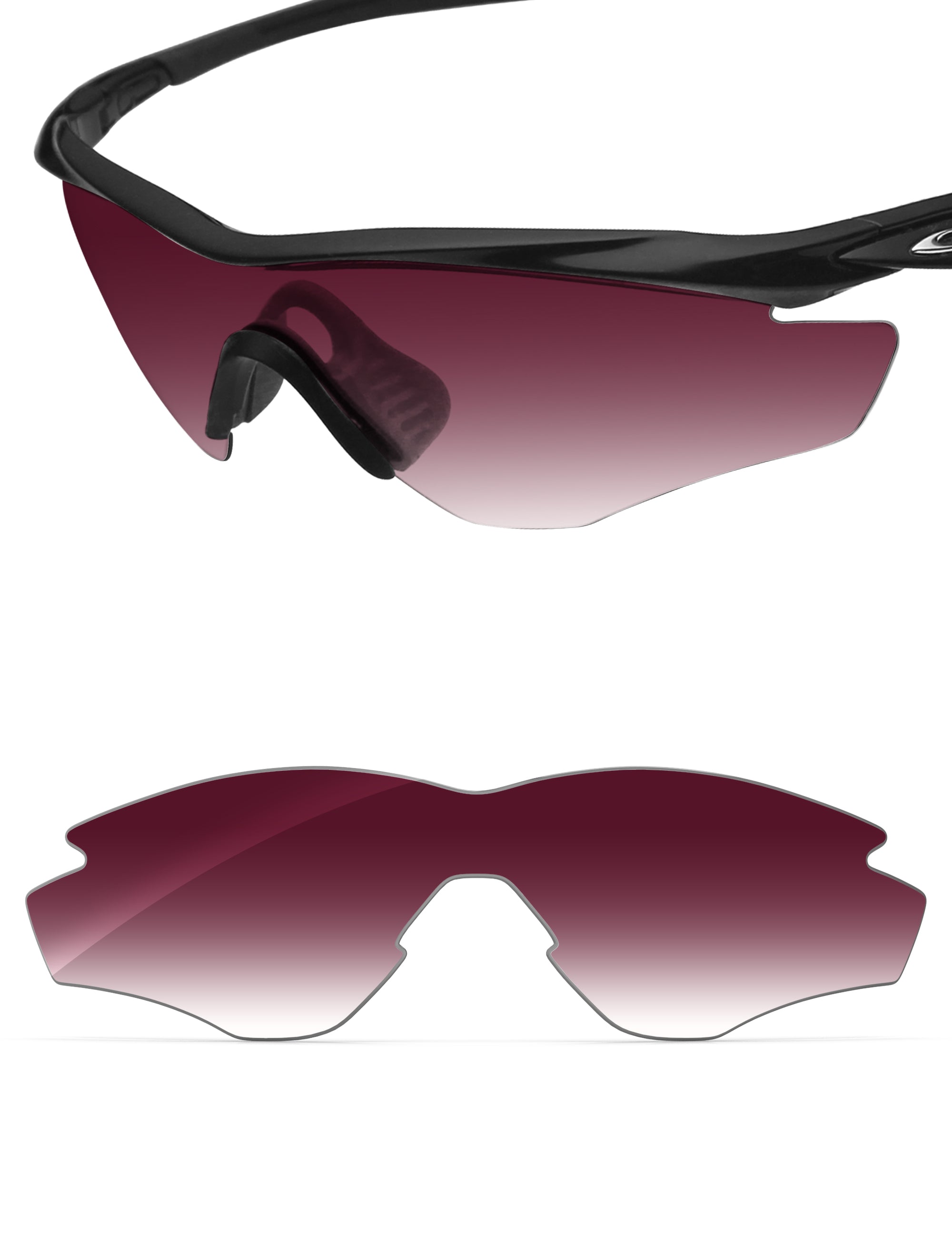 Wine Red Gradient-Non-Polarized