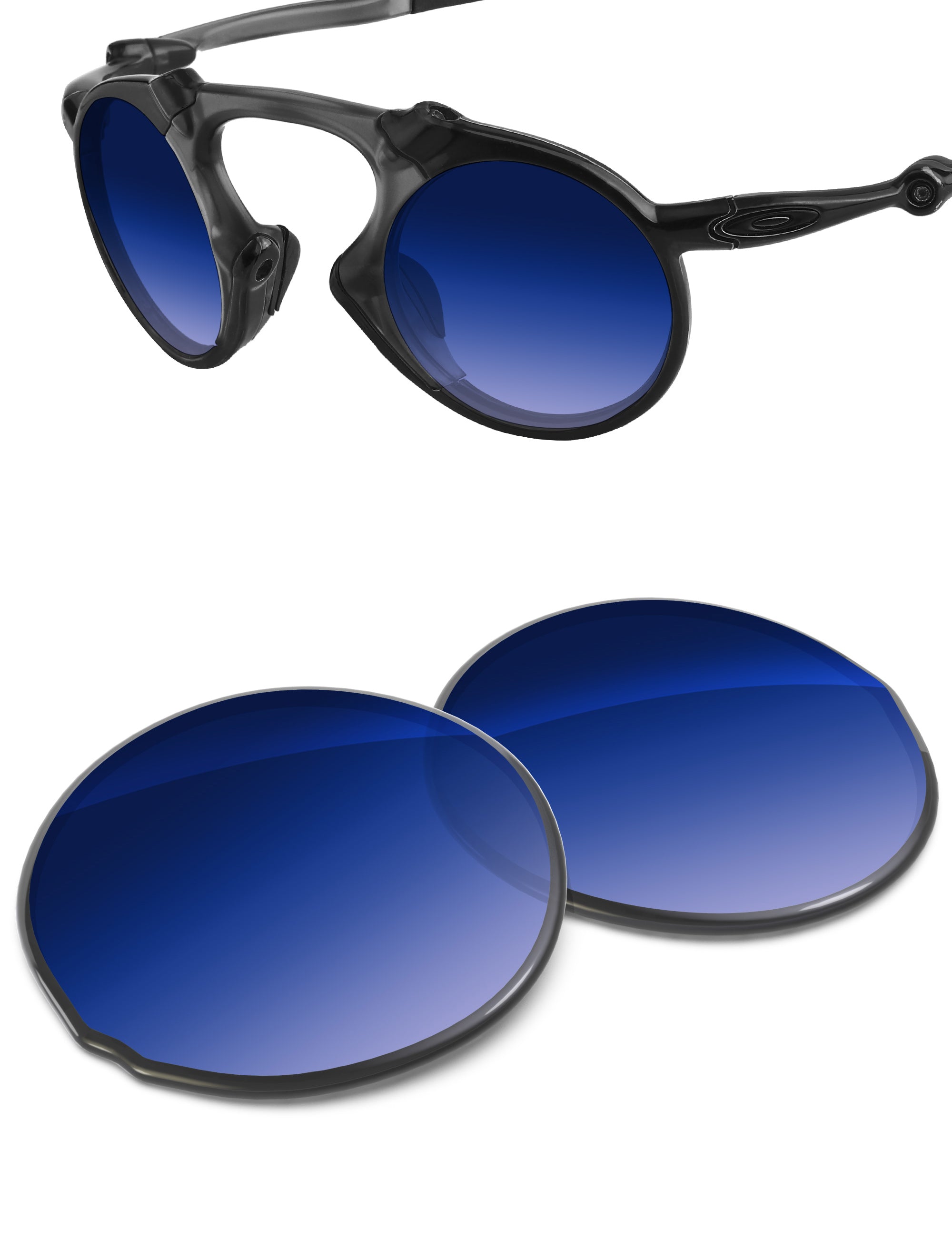 Aqua Blue Gradient-Non-Polarized