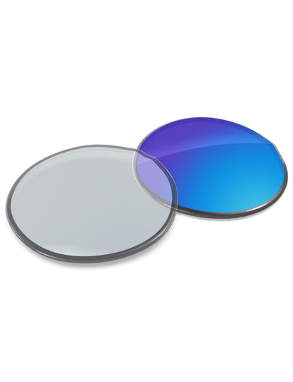 Sky Blue FlashMirror™ Photochromic-Non-Polarized