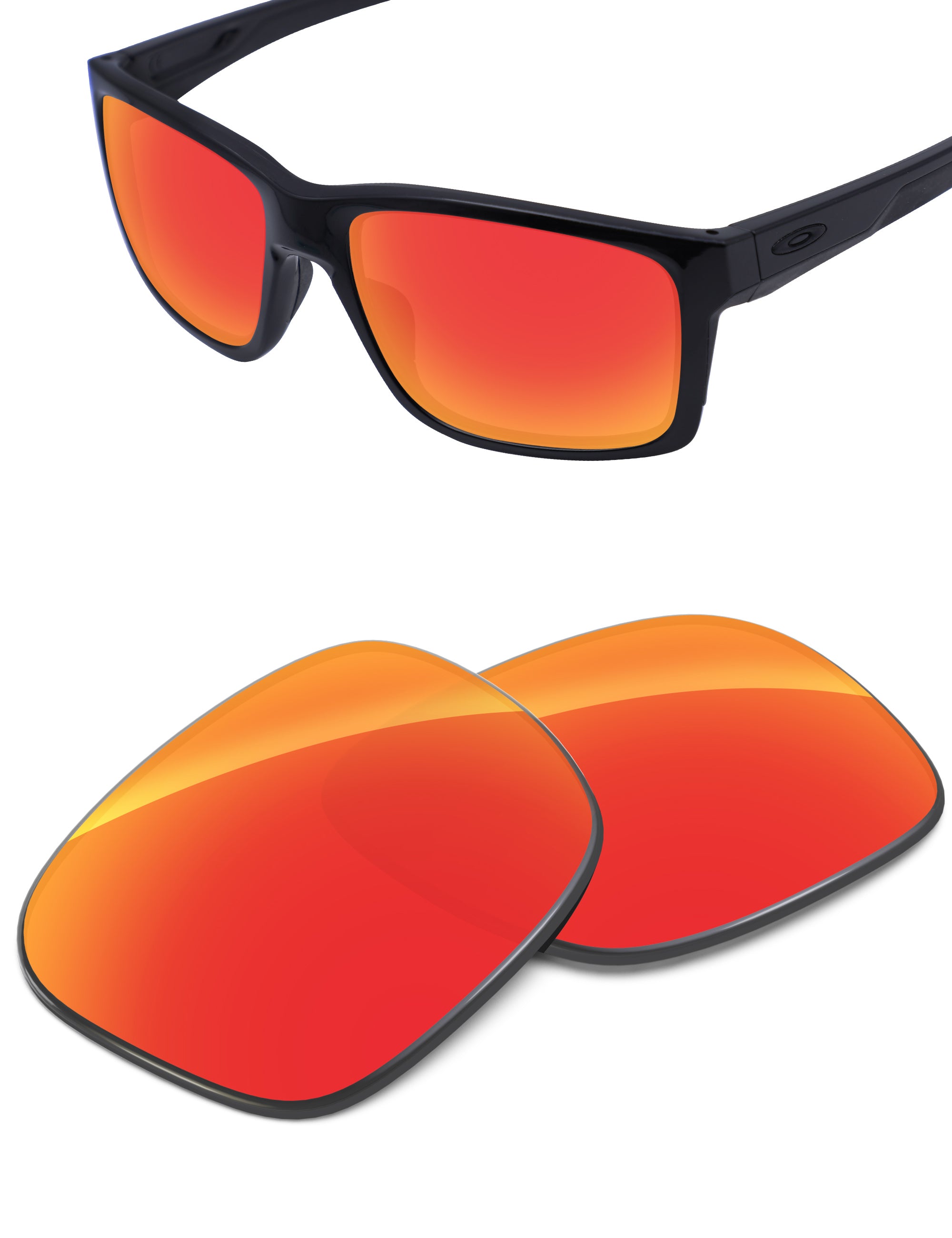 Fire Red FlashMirror™-Non-Polarized