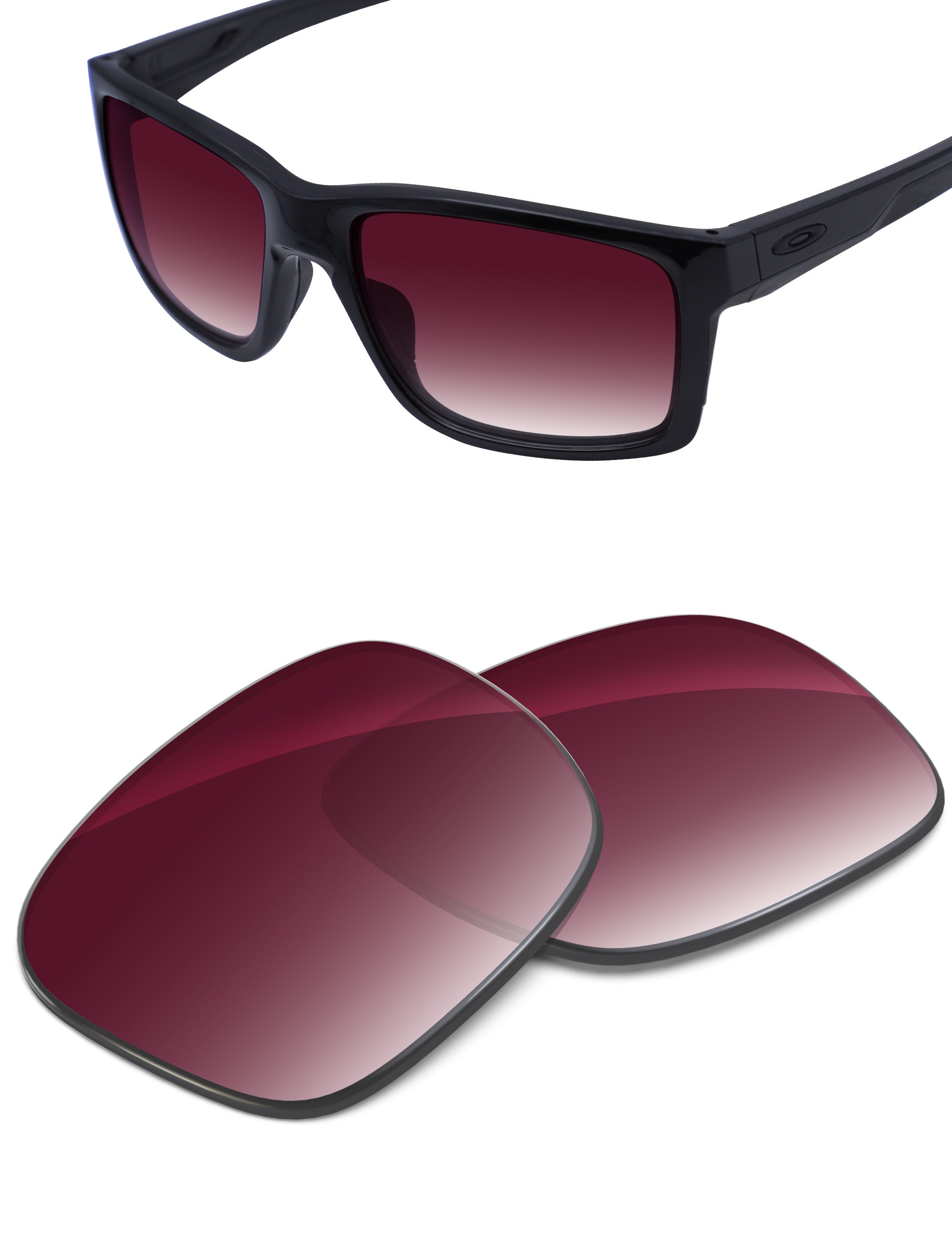Wine Red Gradient-Non-Polarized