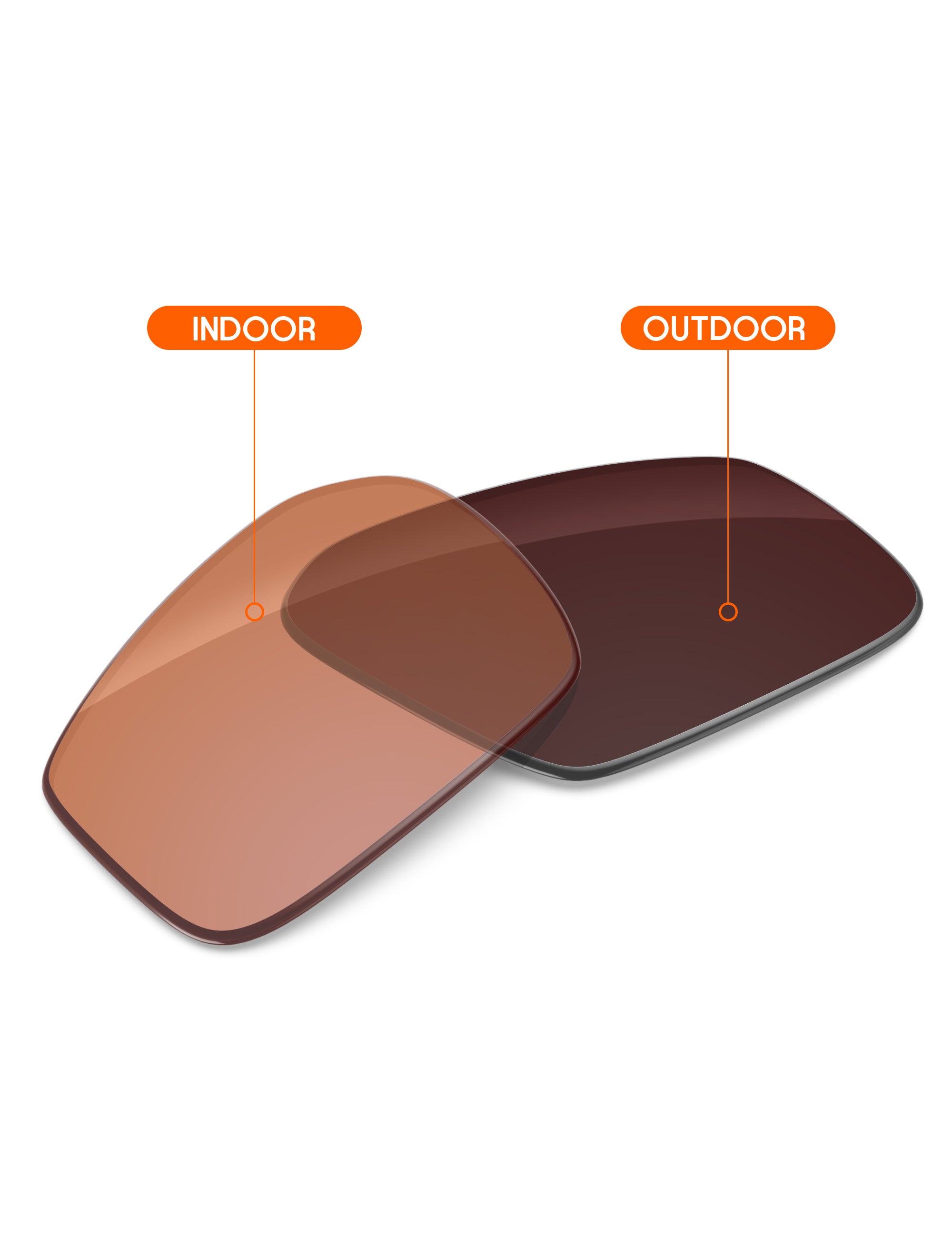 Orange Tint Photochromic-Non-Polarized