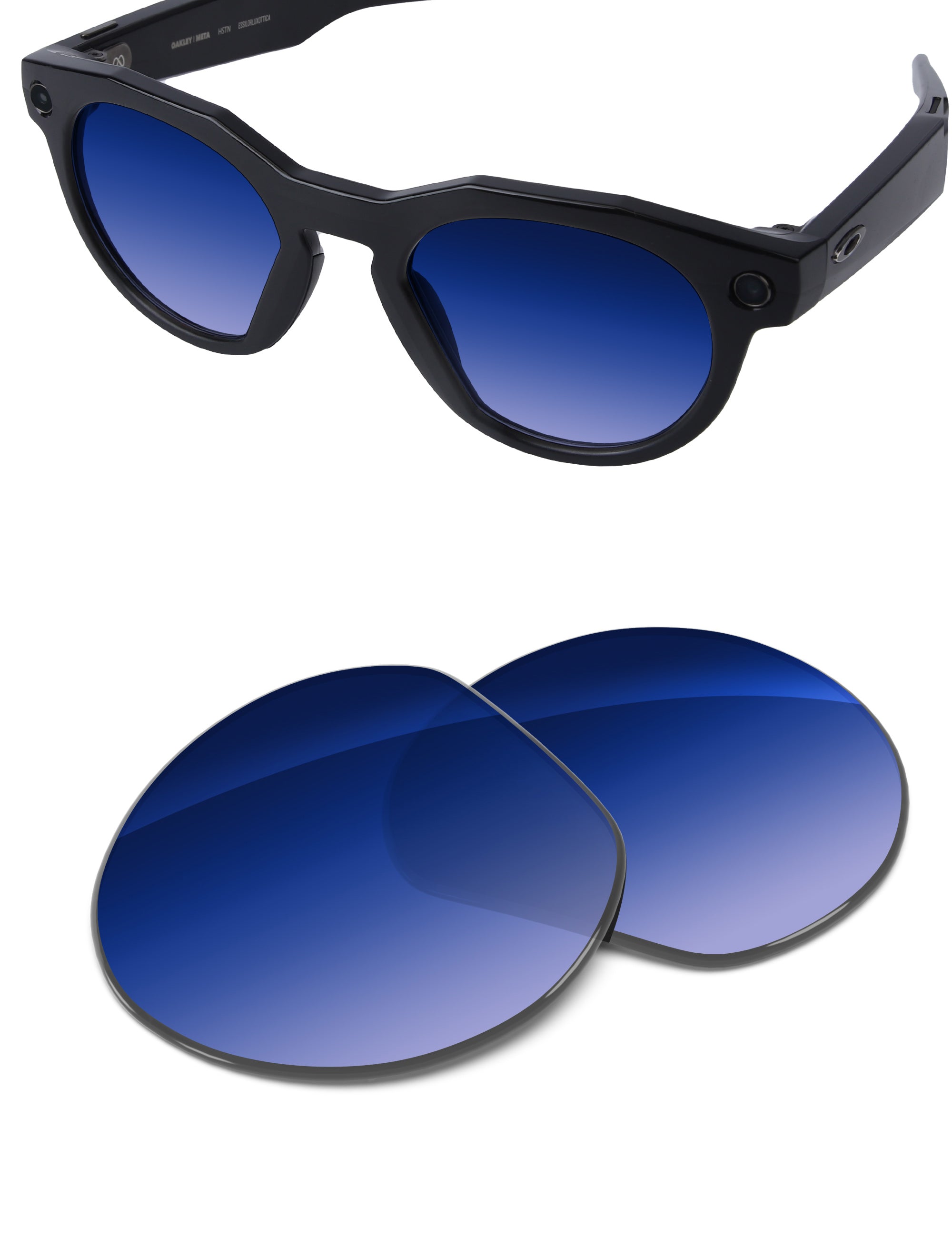 Aqua Blue Gradient-Non-Polarized