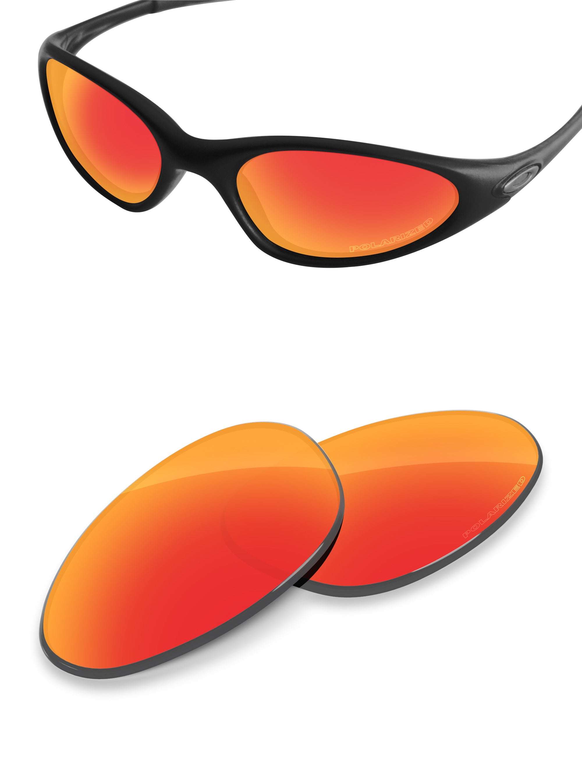 Fire Red FlashMirror™-Polarized