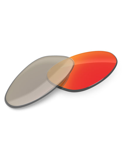 Fire Red FlashMirror™ Photochromic-Non-Polarized