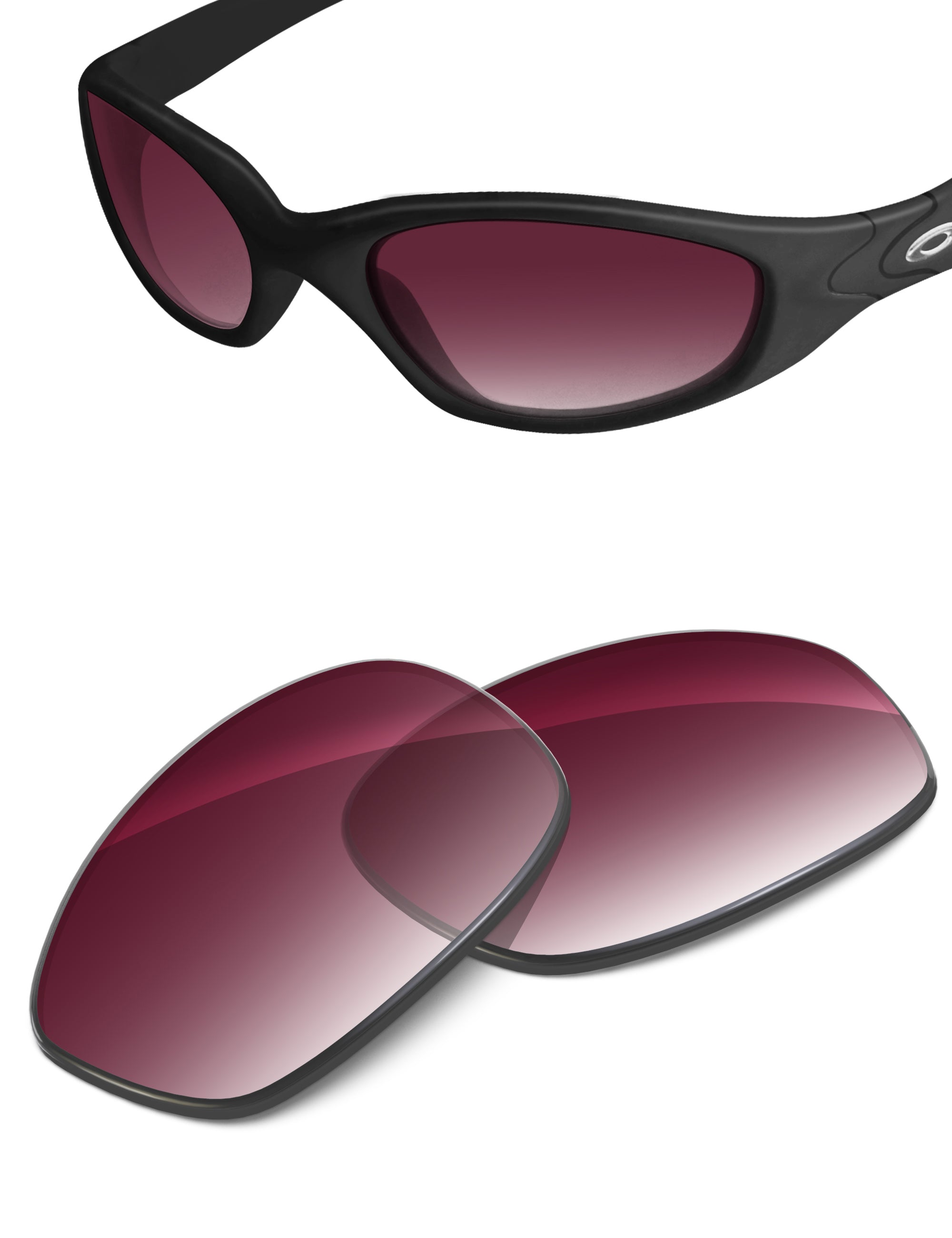 Wine Red Gradient-Non-Polarized