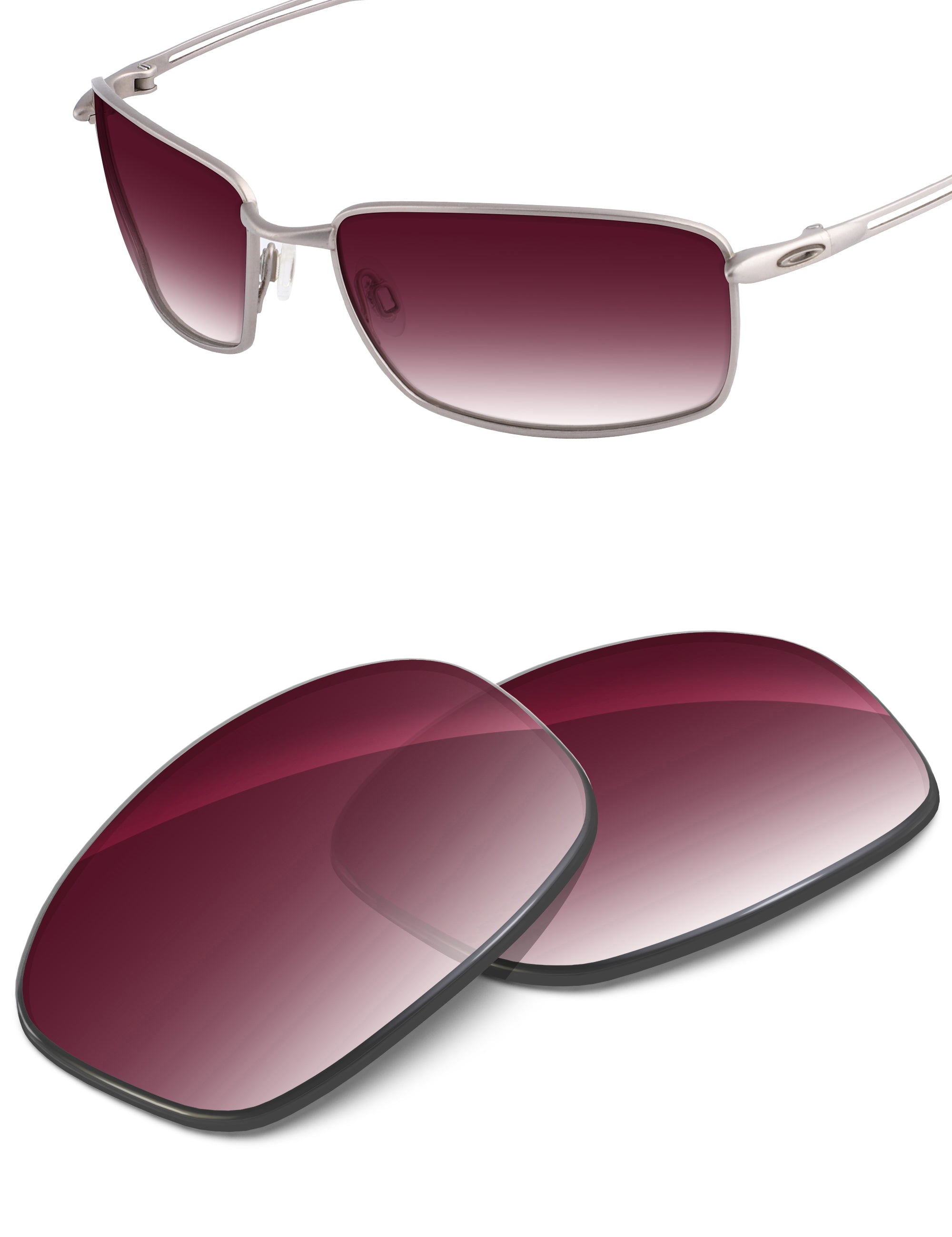 Wine Red Gradient-Non-Polarized