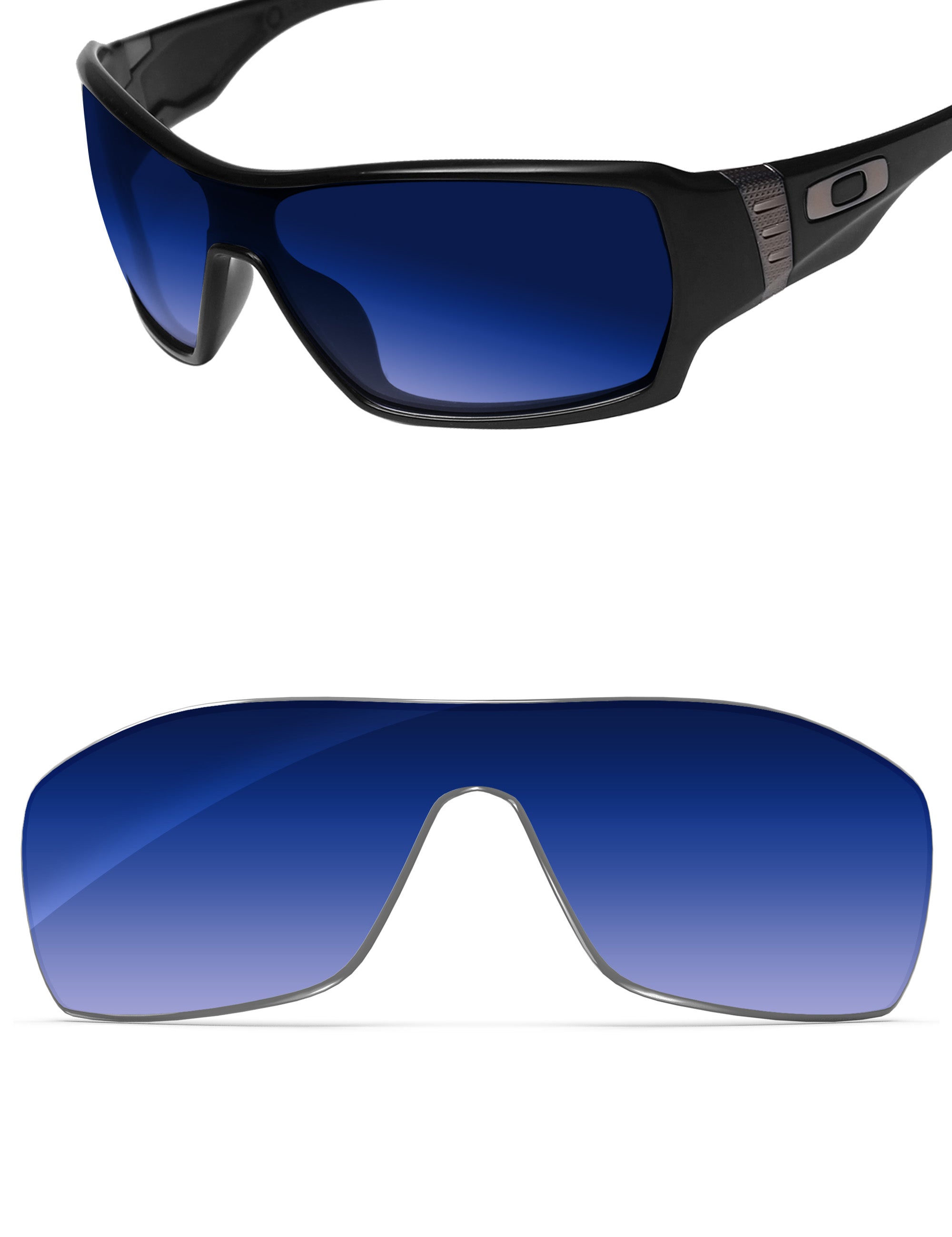 Aqua Blue Gradient-Non-Polarized