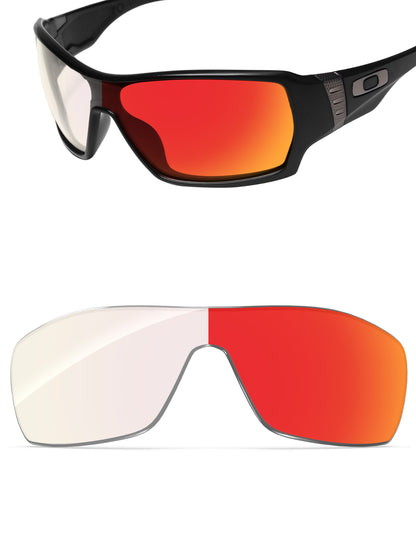 Fire Red FlashMirror™ Photochromic-Non-Polarized